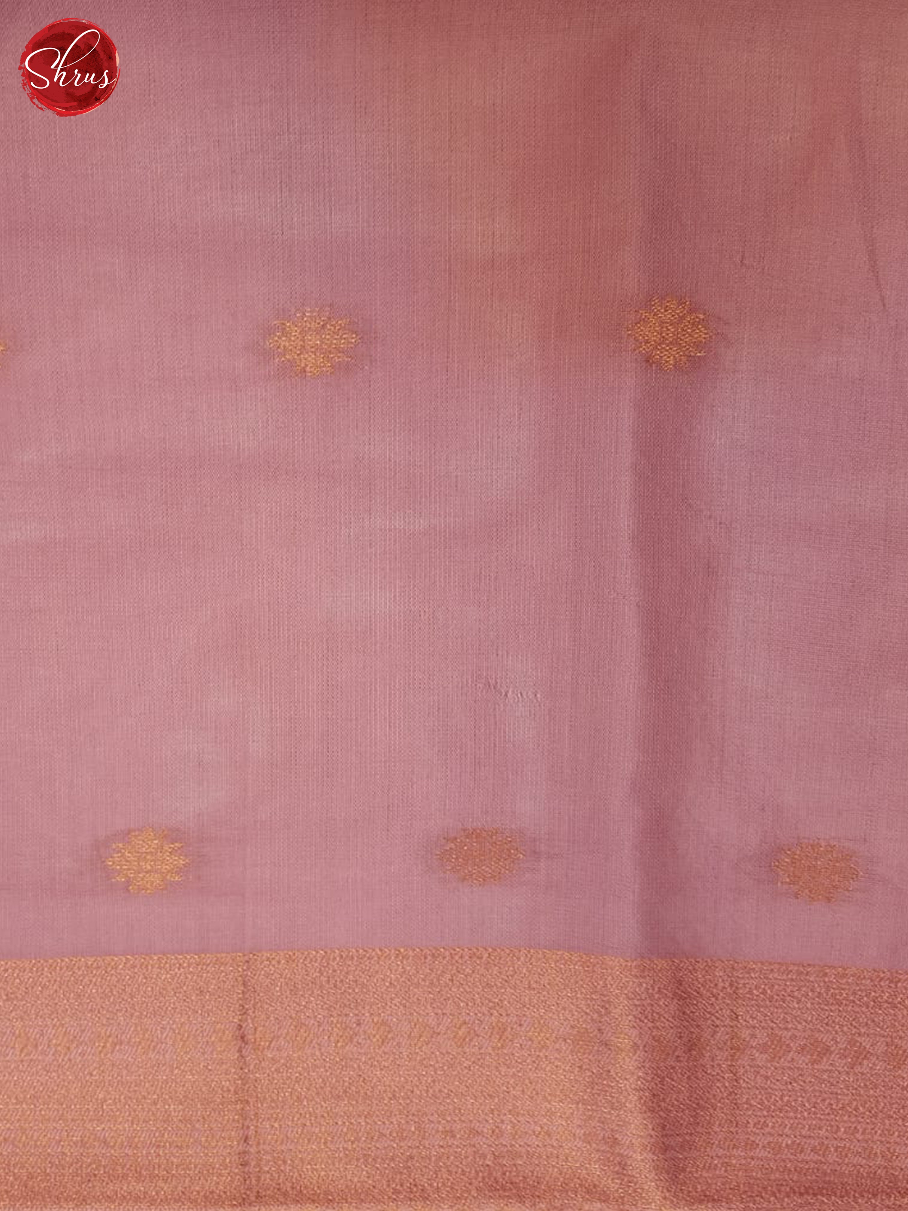 Mustard & Pink - Semi Kanchipuram Saree - Shop on ShrusEternity.com