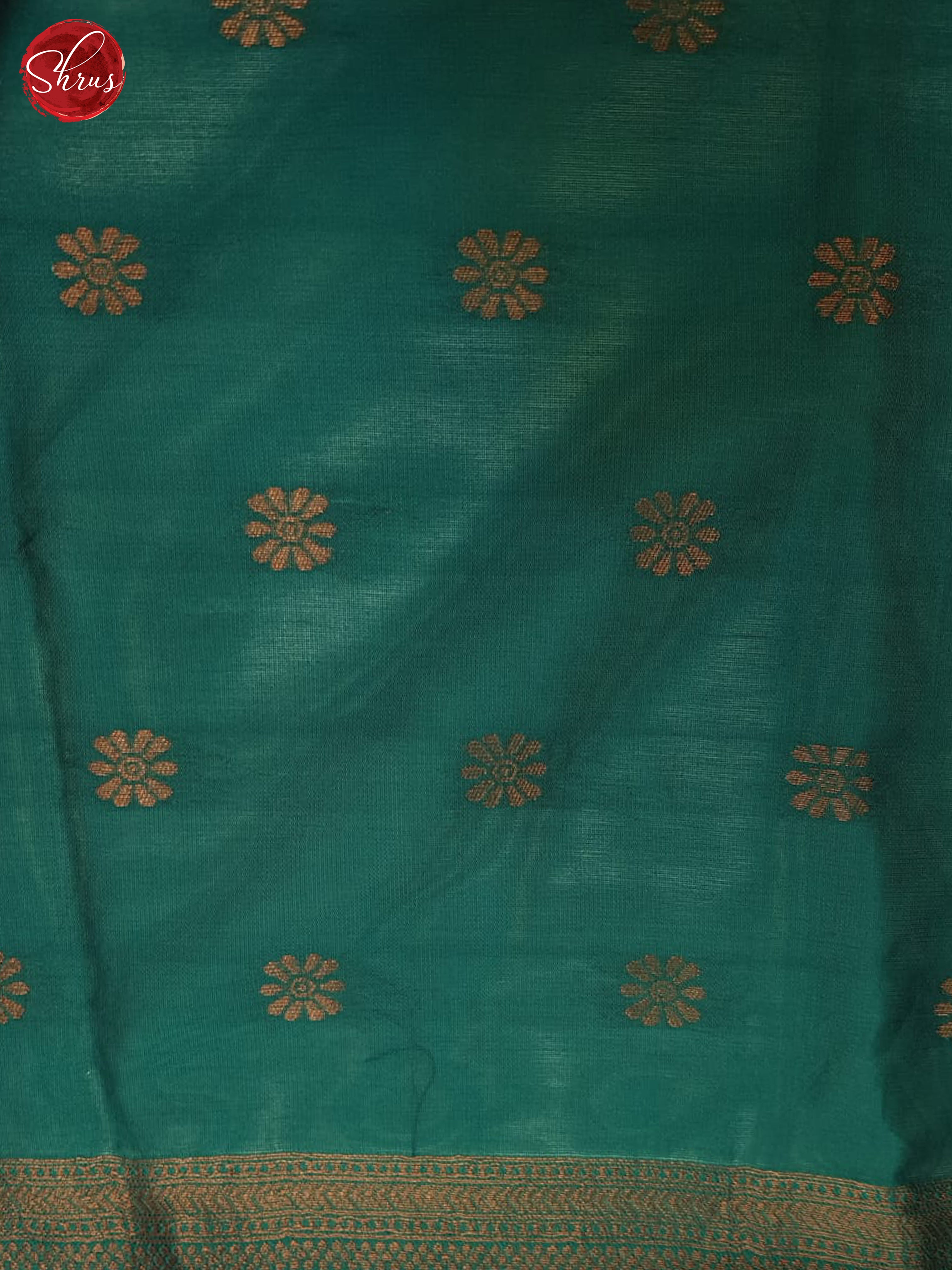 Maroon & Green- Semi Kanchipuram Saree - Shop on ShrusEternity.com