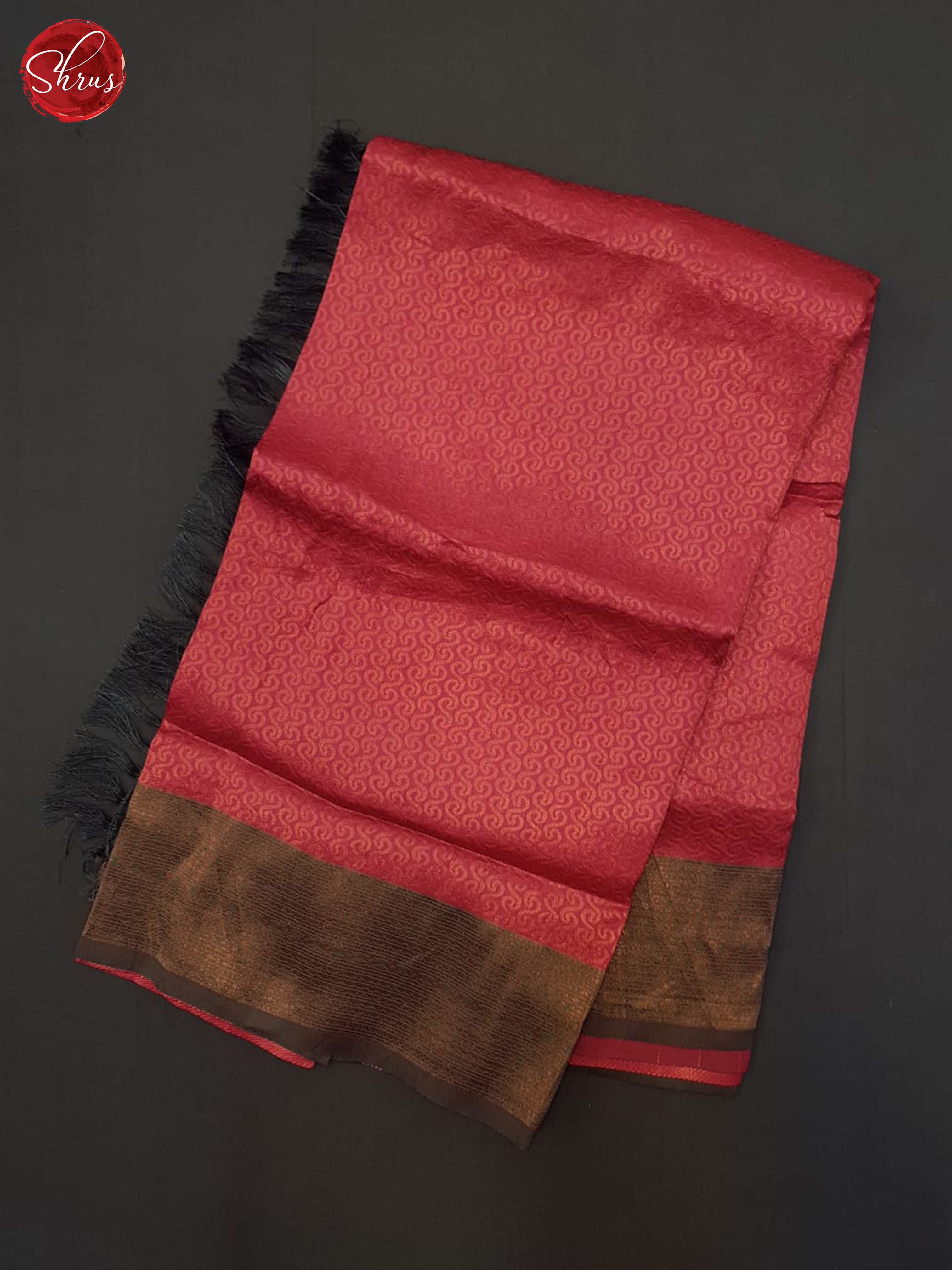 Pink & Grey - Semi Kanchipuram Saree - Shop on ShrusEternity.com