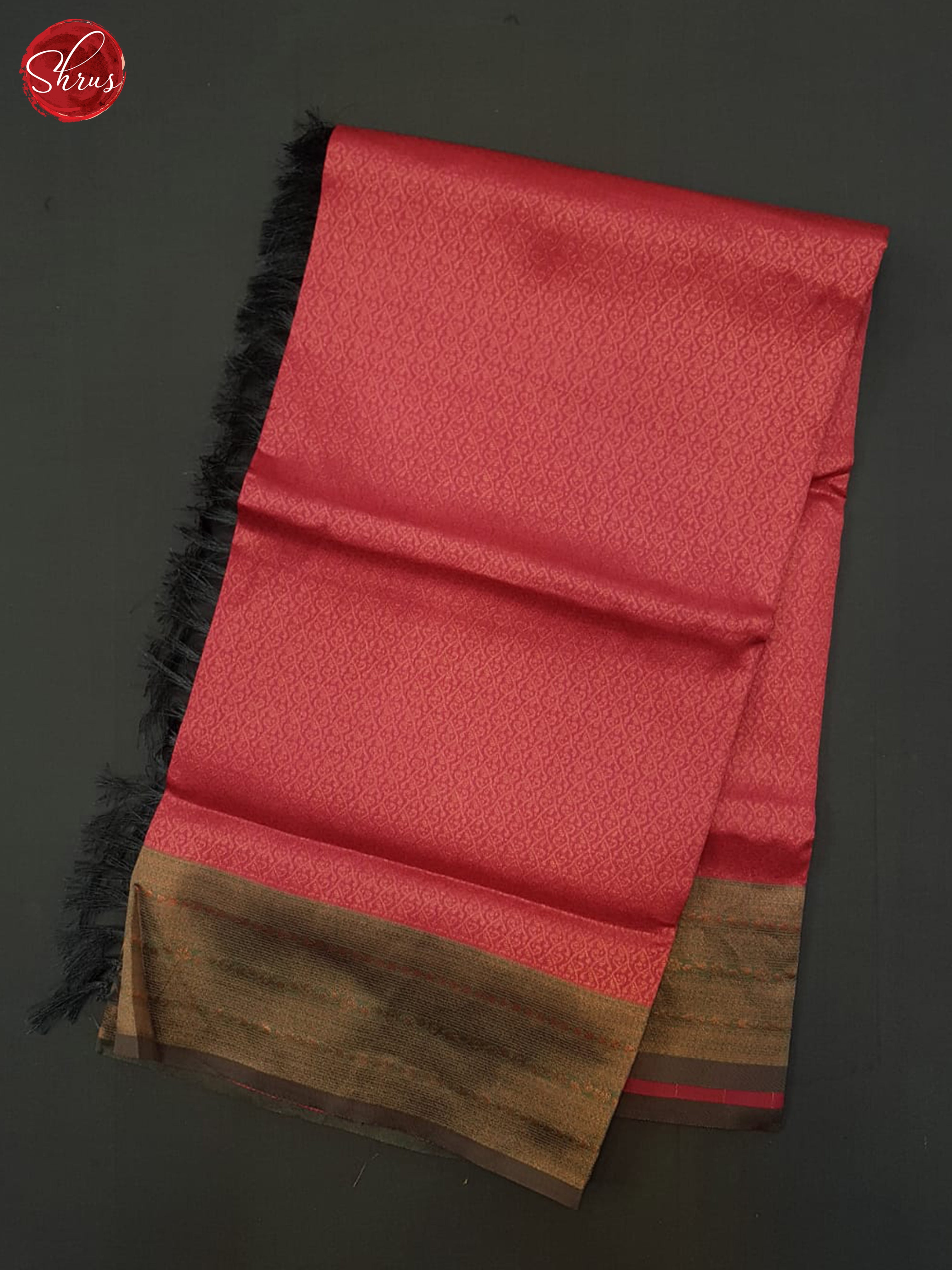 Pink & Grey- Semi Kanchipuram Saree - Shop on ShrusEternity.com