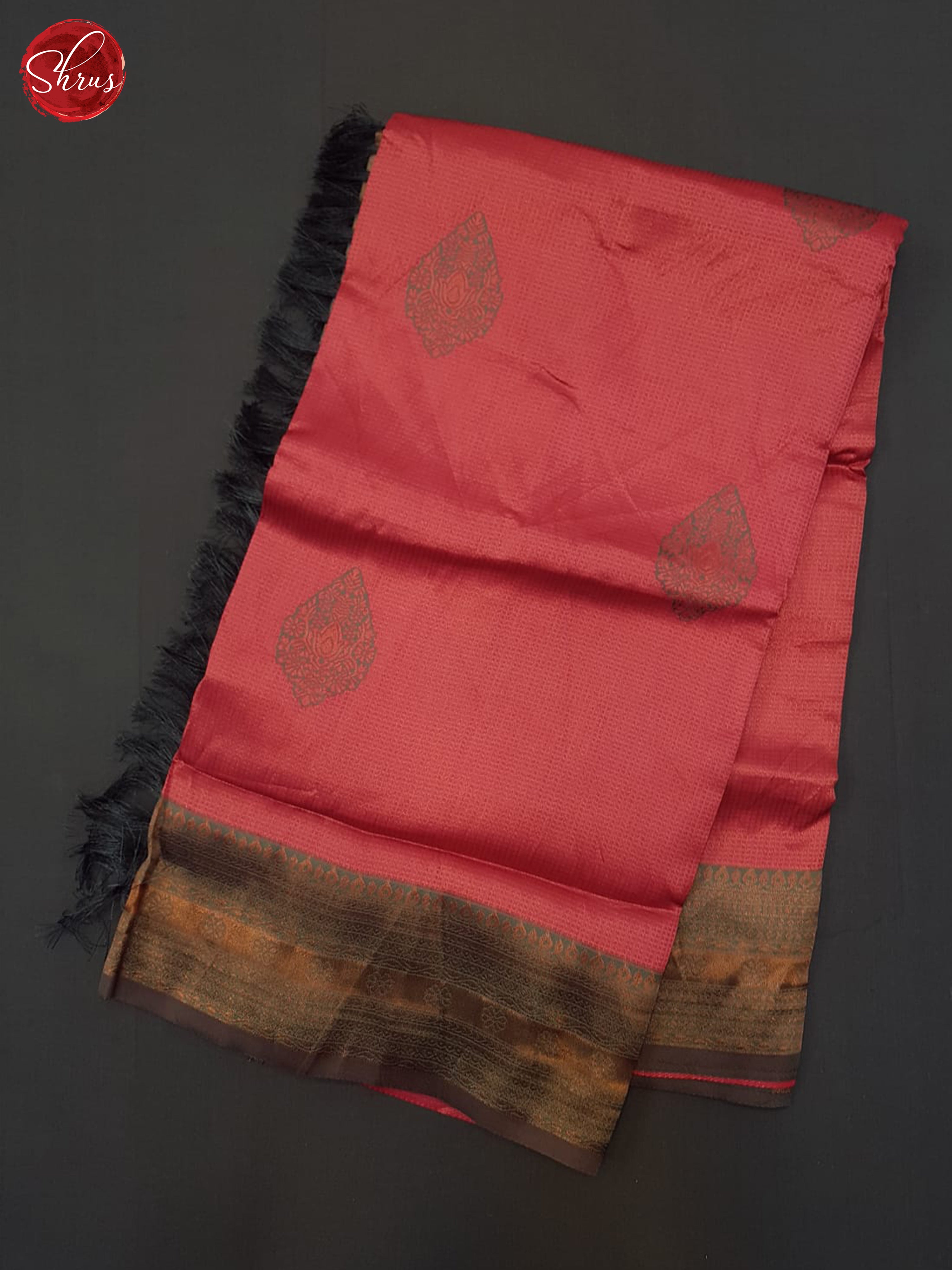 pink & Green - Semi Kanchipuram Saree - Shop on ShrusEternity.com