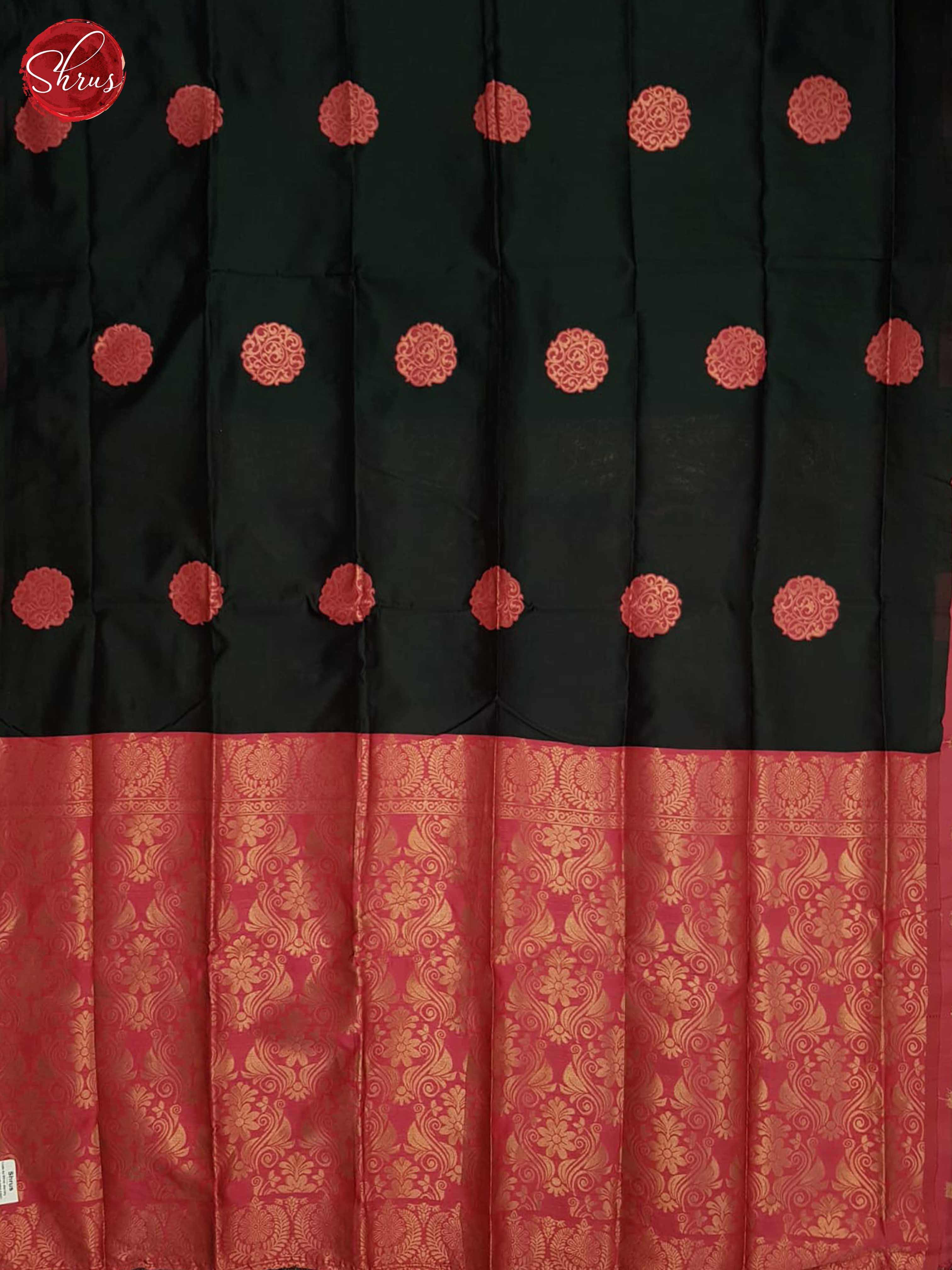 Green And Pink-Semi soft silk saree - Shop on ShrusEternity.com