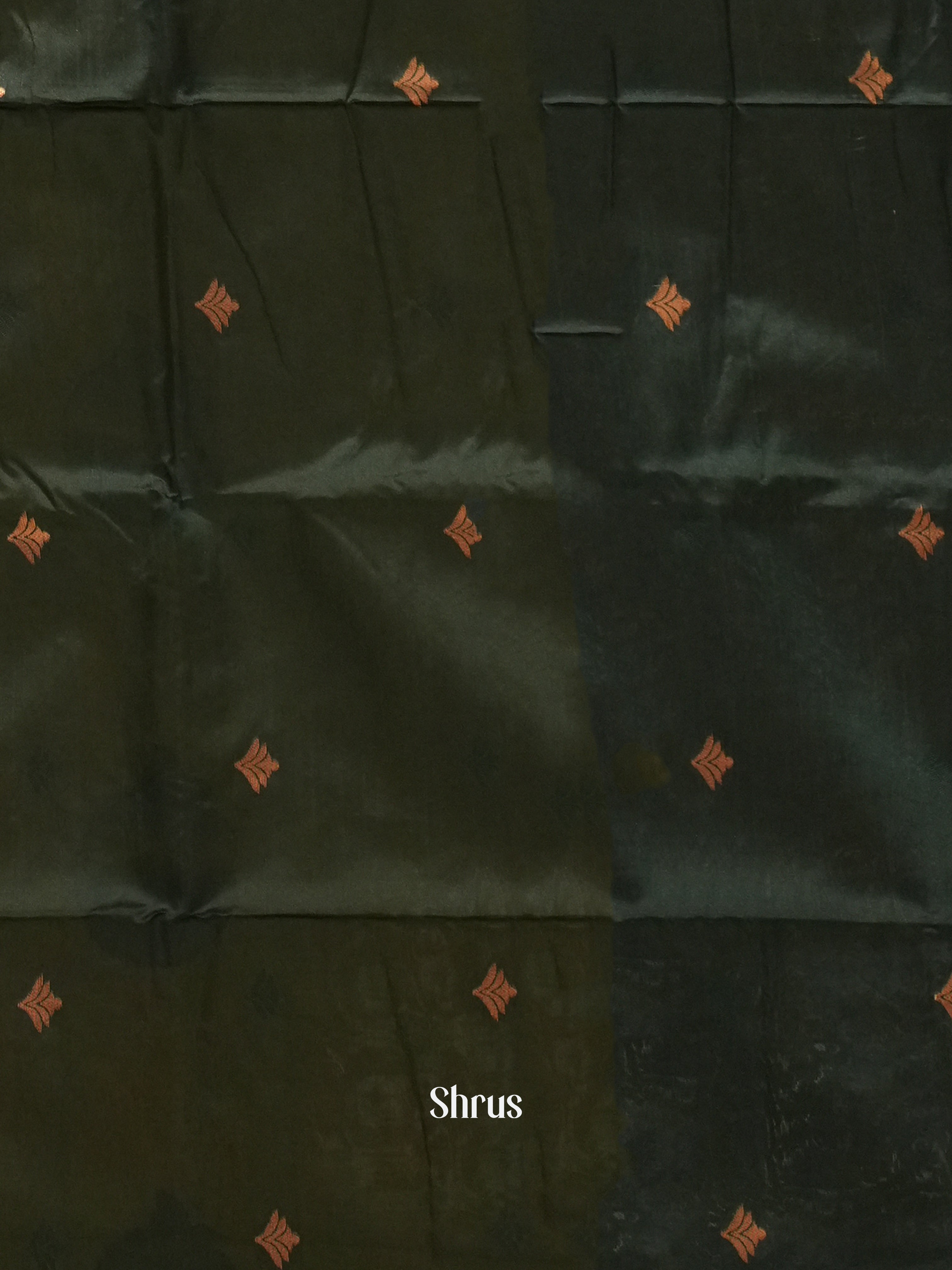 Mustard & Green - Semi Softsilk Saree - Shop on ShrusEternity.com