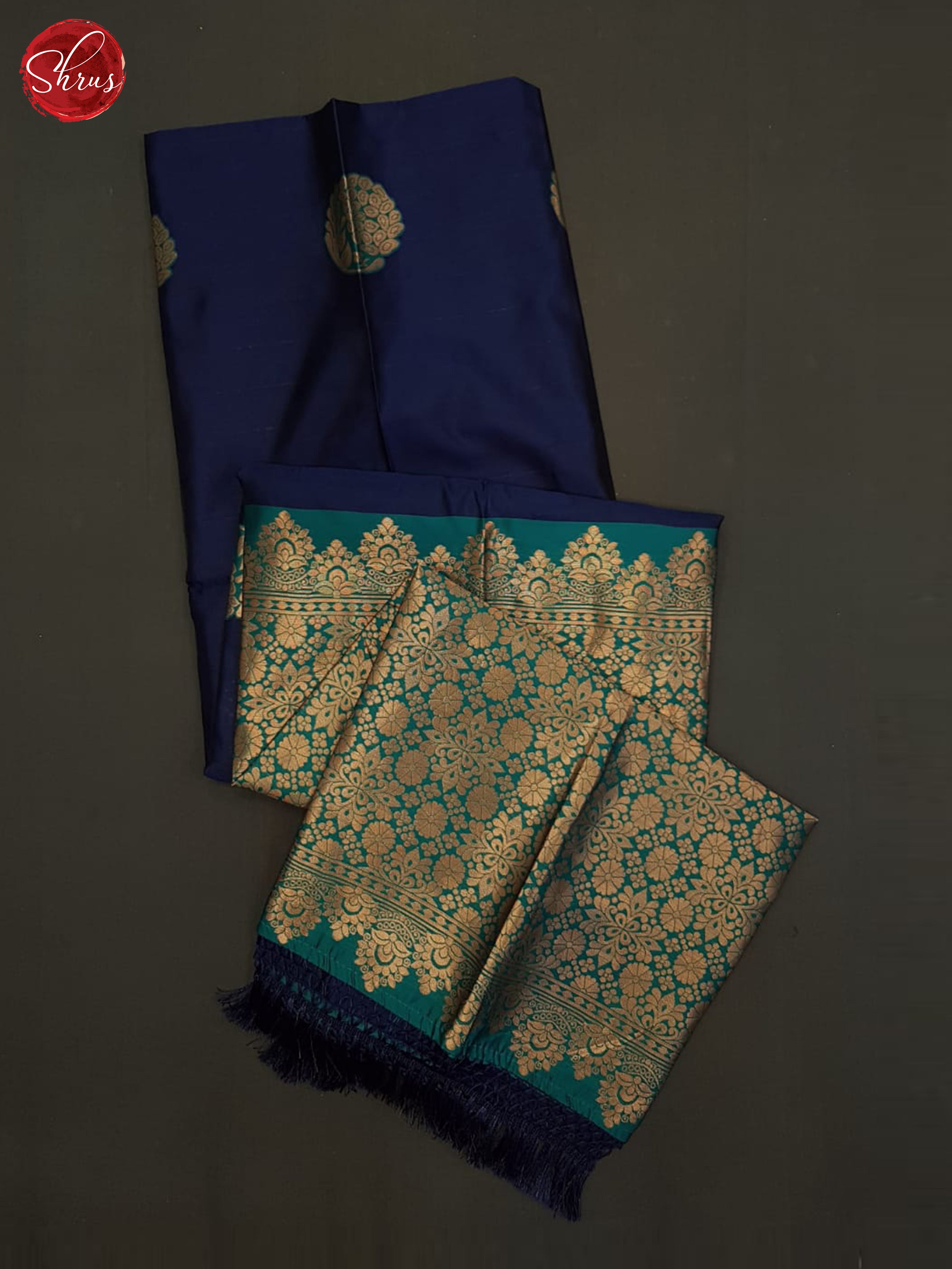 Blue And Green-Semi soft silk saree - Shop on ShrusEternity.com