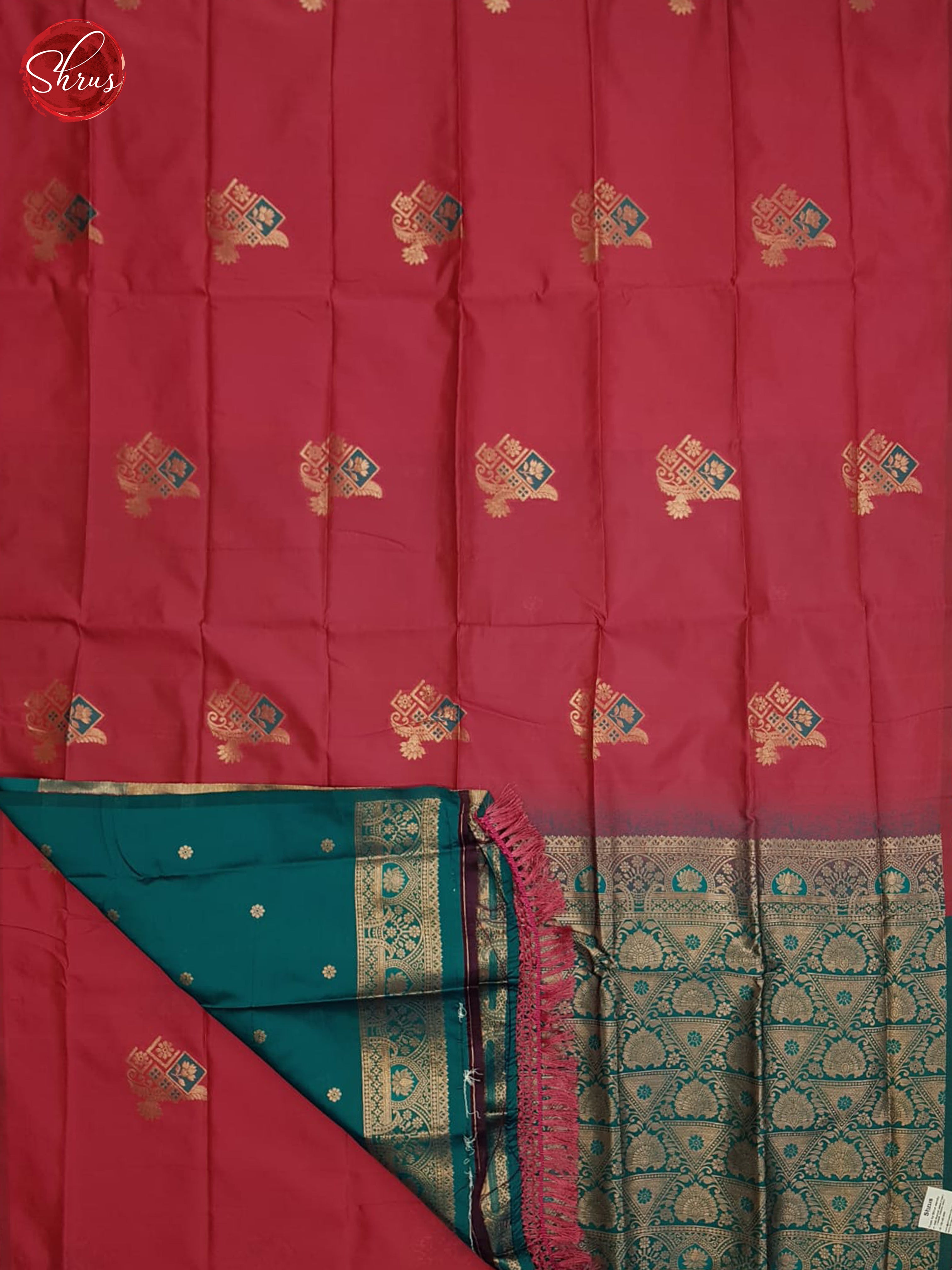 Pink And Green-Semi soft silk saree - Shop on ShrusEternity.com