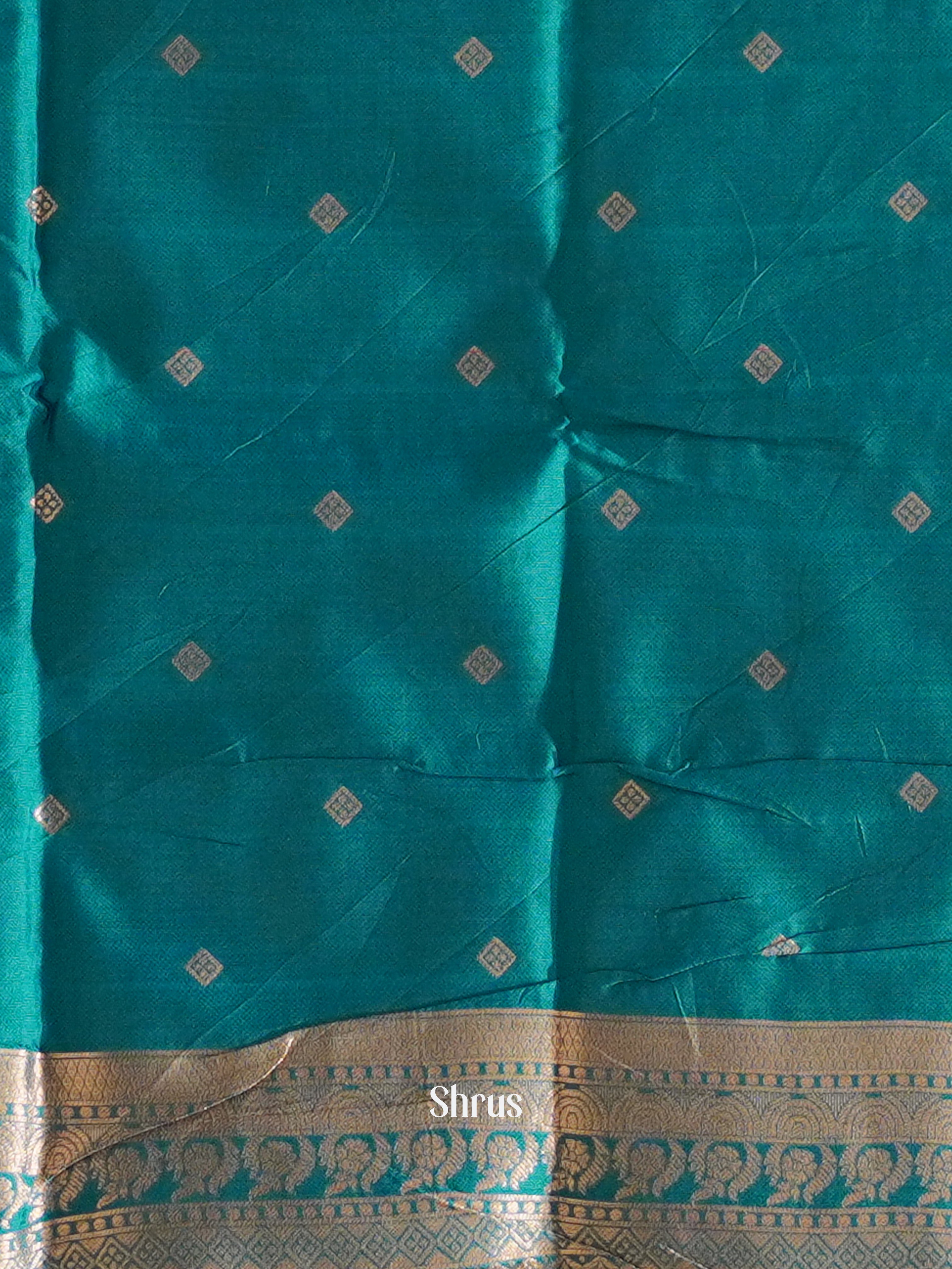 Pink And Green-Semi soft silk saree - Shop on ShrusEternity.com