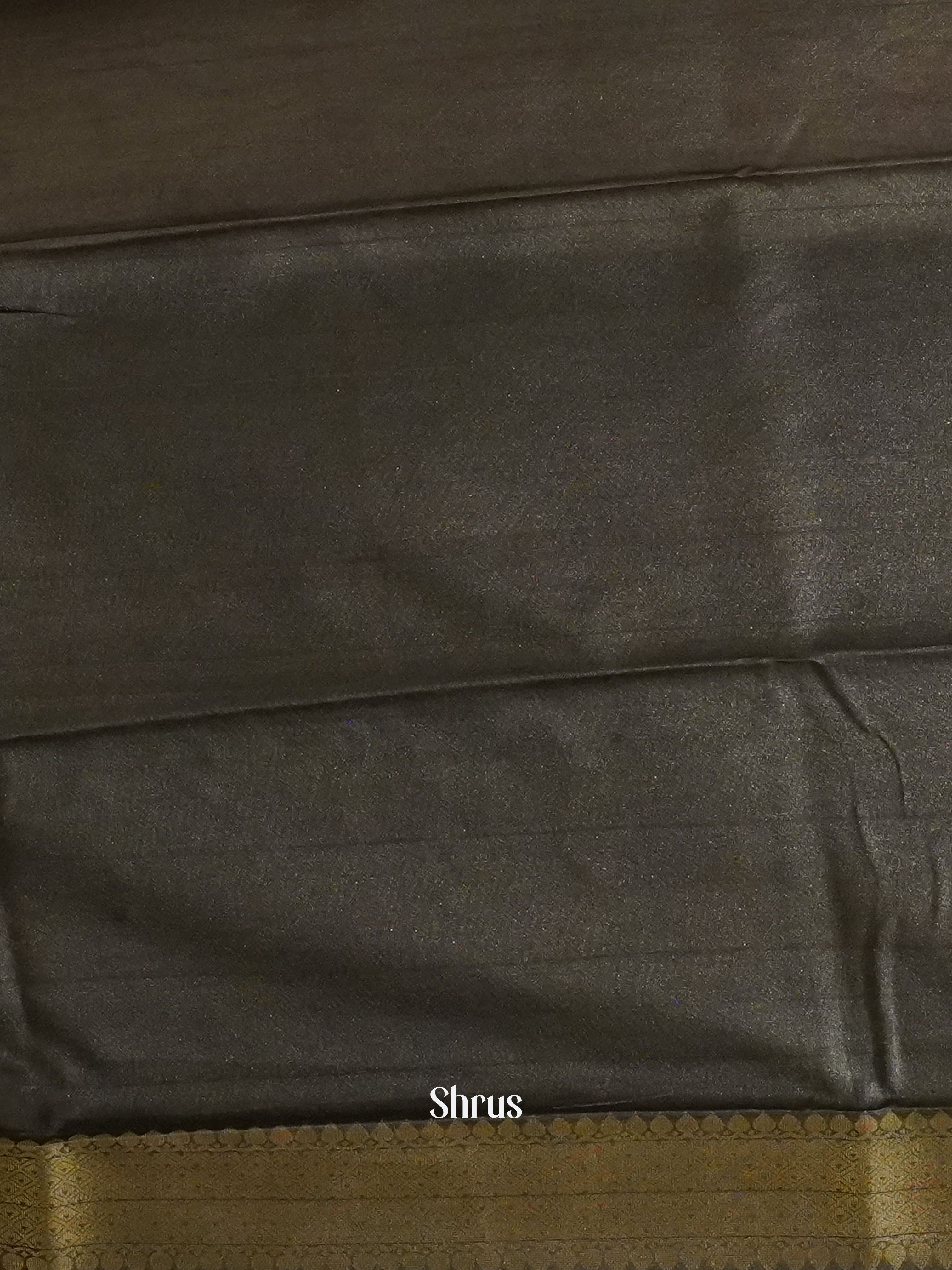 Beige & Grey- Semi Rawsilk Saree - Shop on ShrusEternity.com