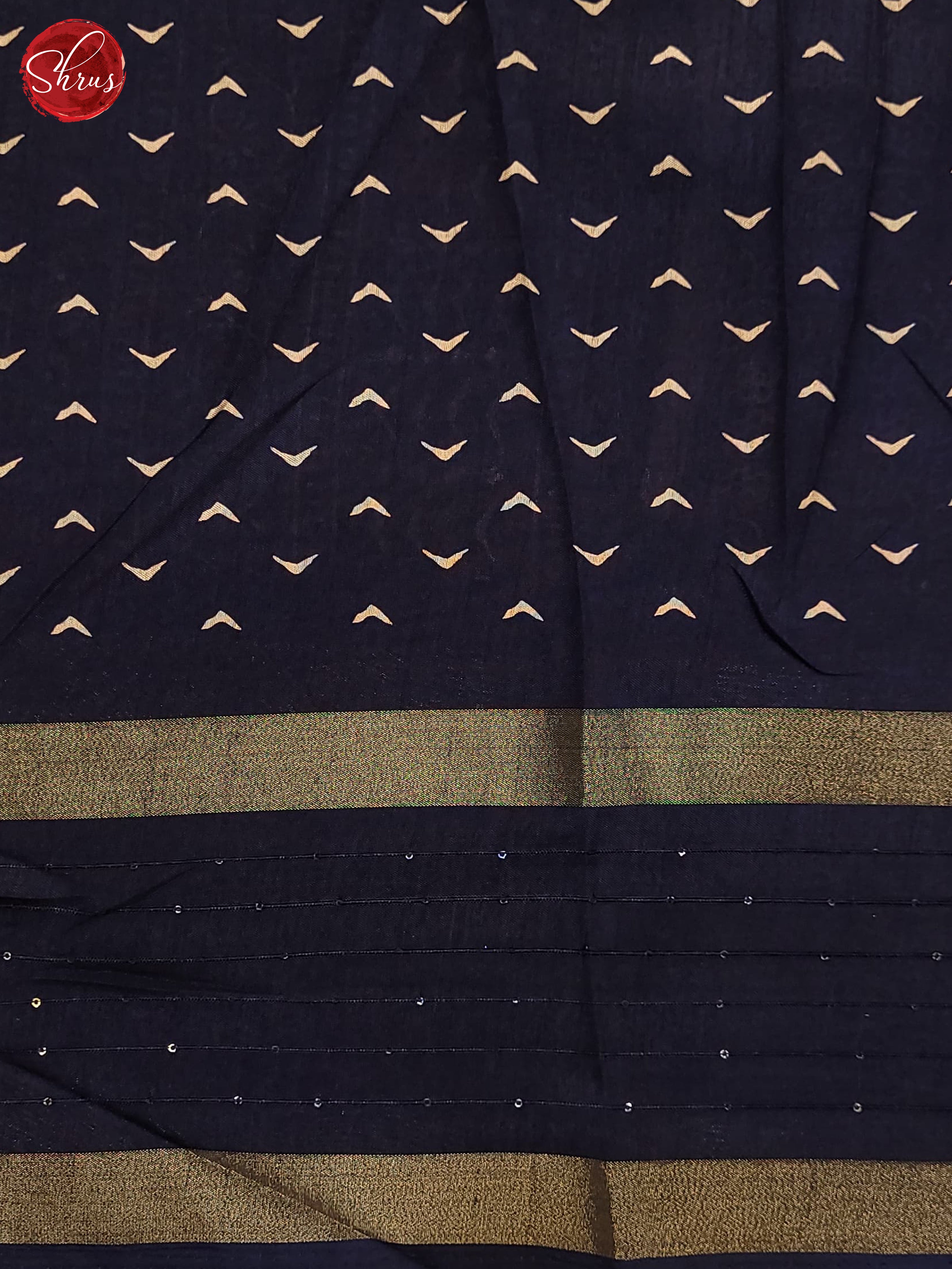 Blue(Single Tone)- Semi Crepe Saree - Shop on ShrusEternity.com