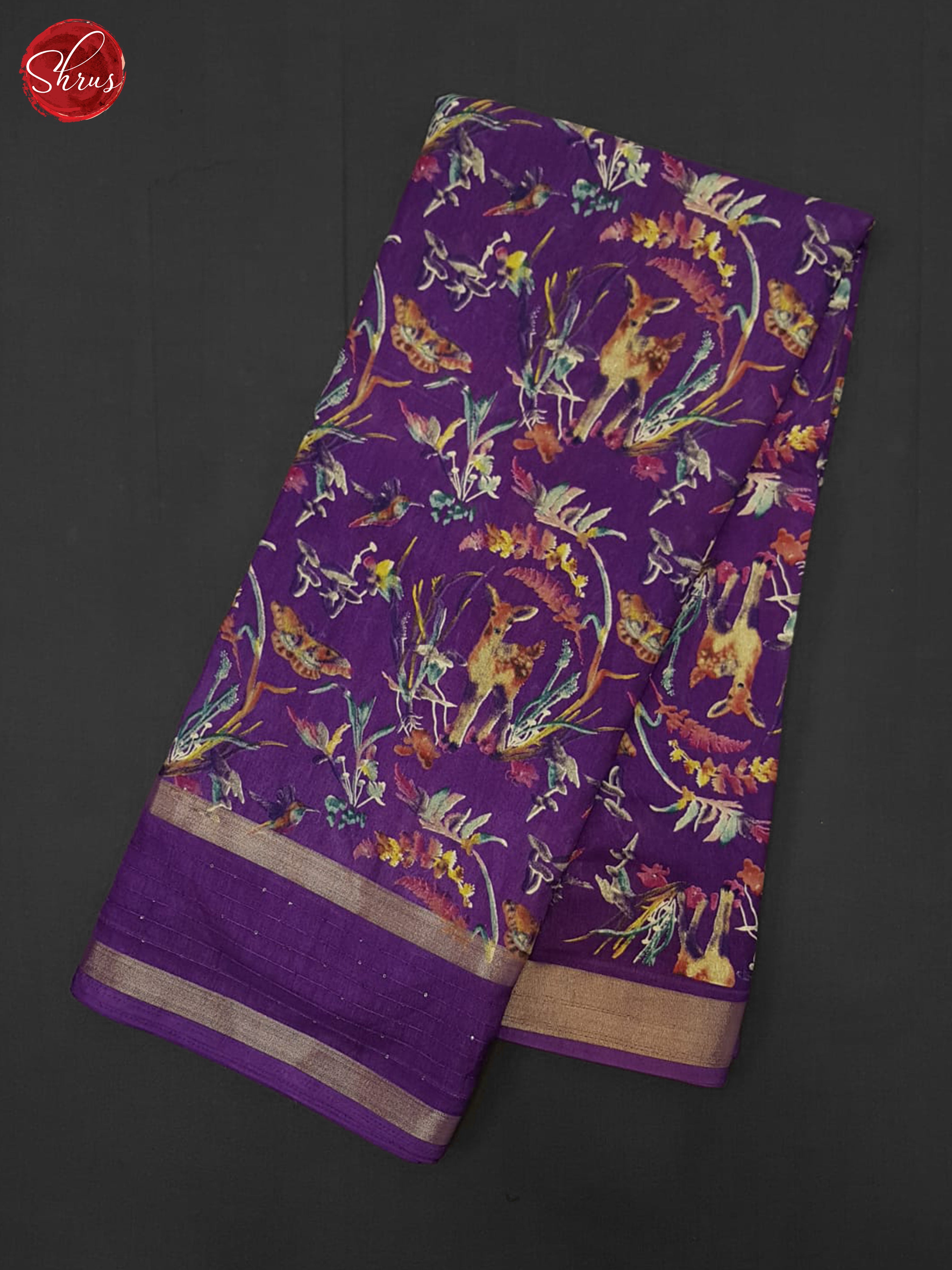 vadamalli(Single Tone)-Semi Crepe Saree - Shop on ShrusEternity.com