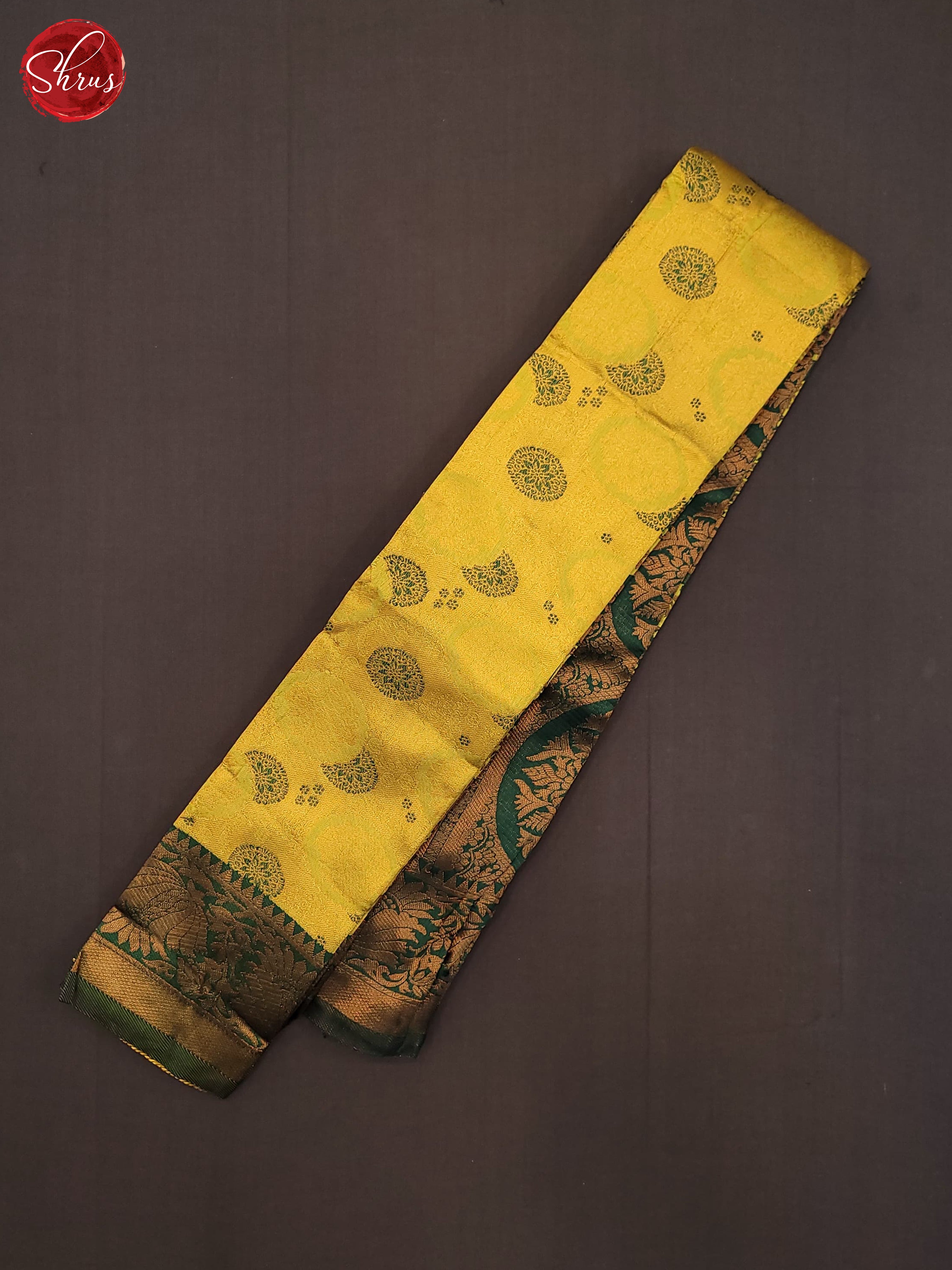 Madhulir Green & Green - Semi Kanchipuram Saree - Shop on ShrusEternity.com