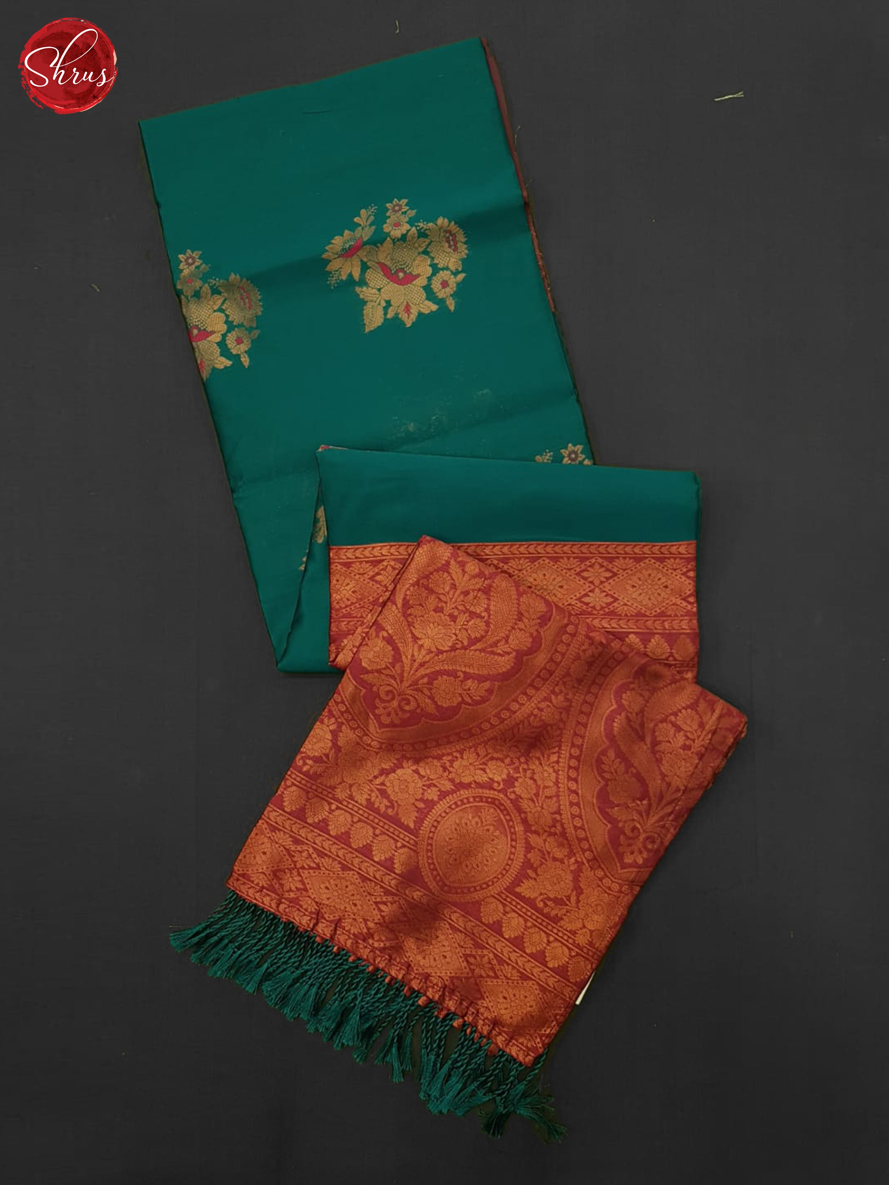 Green & Pink- Semi Softsilk Saree - Shop on ShrusEternity.com