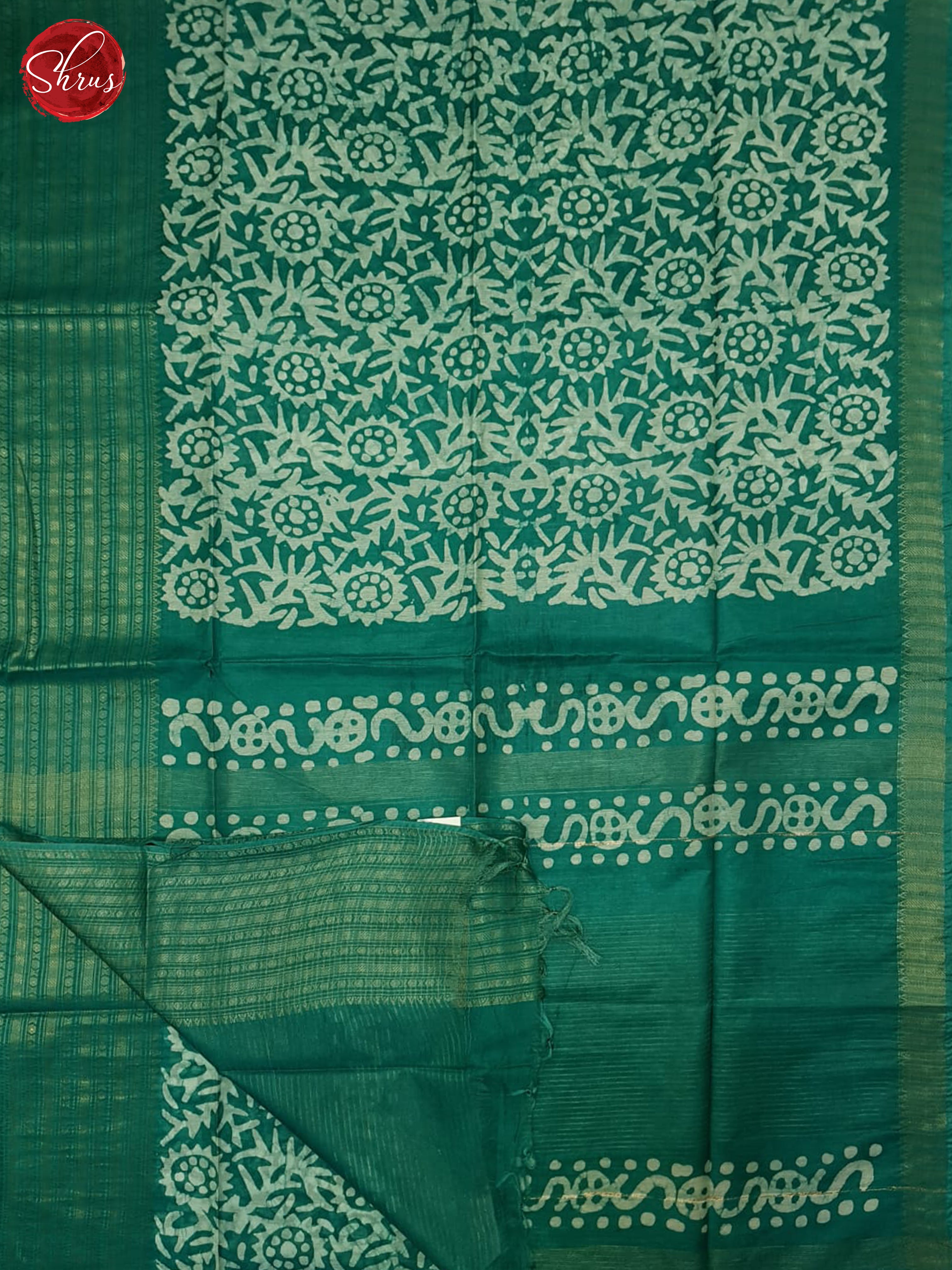 Green(single tone) - Bhatik Saree - Shop on ShrusEternity.com