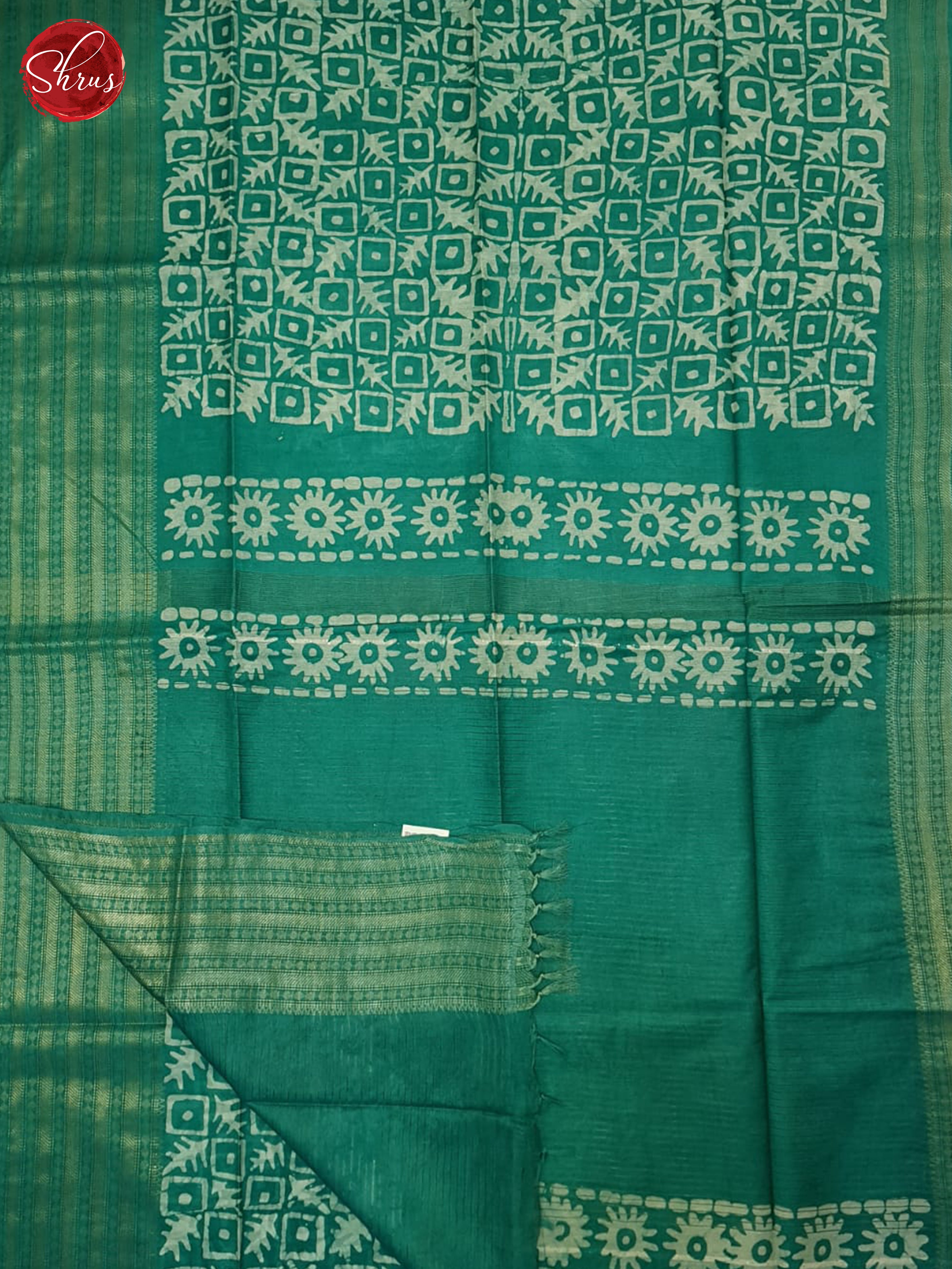 Green(single tone) - Bhatik Saree - Shop on ShrusEternity.com