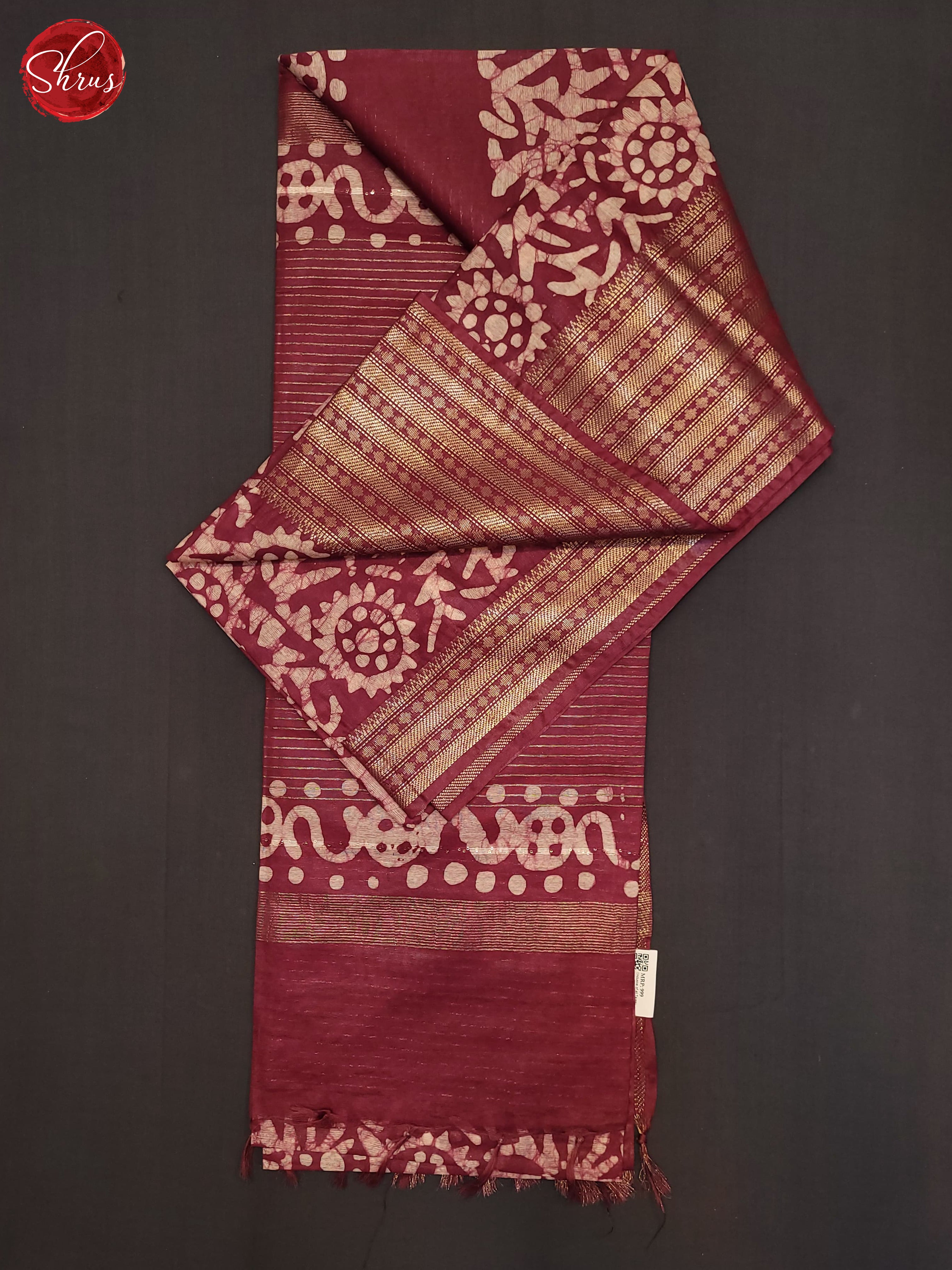 Majenta Pink(Single Tone) - Bhatik Saree - Shop on ShrusEternity.com