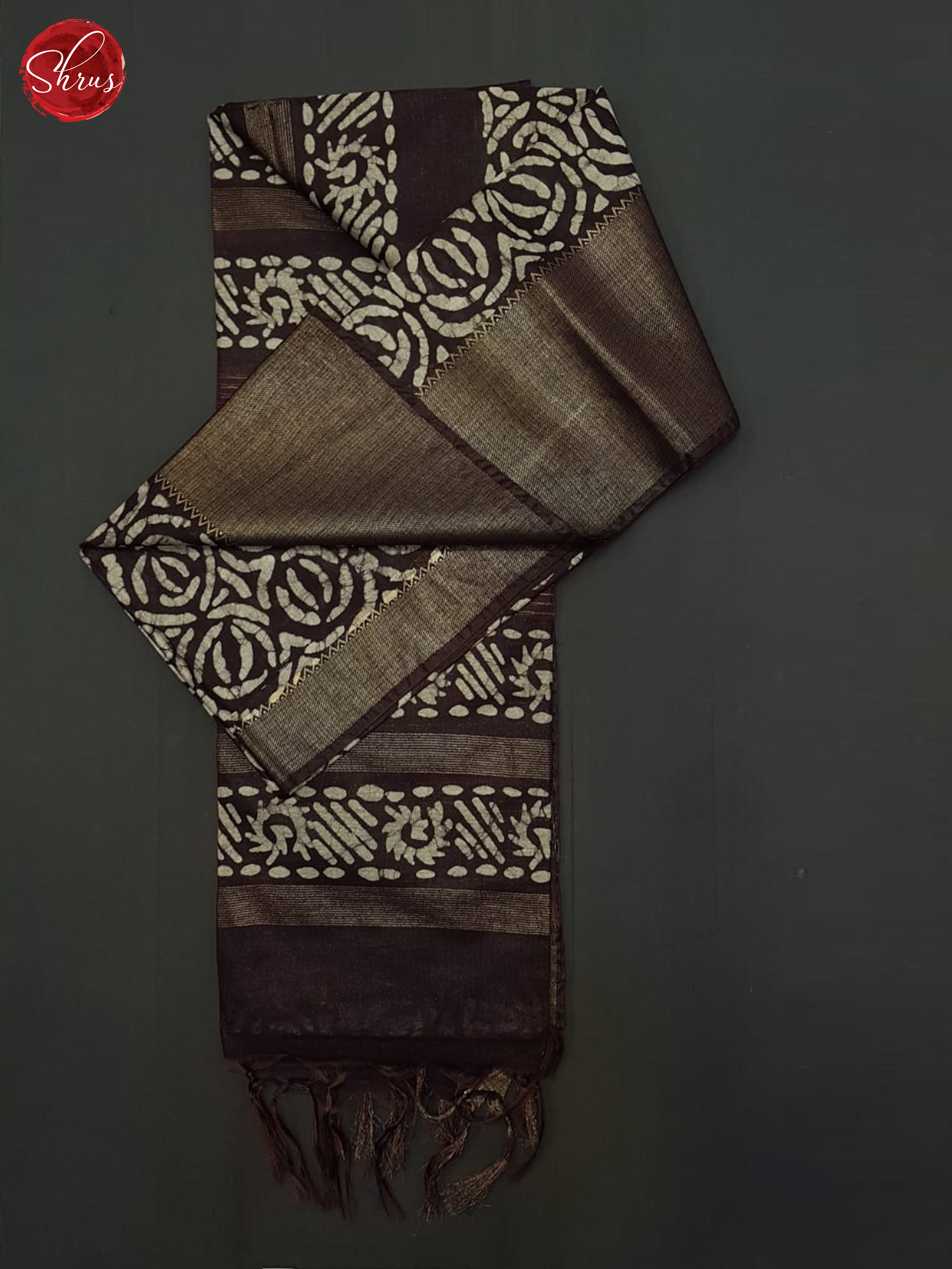 Brown(single tone)- Bhatik Saree - Shop on ShrusEternity.com