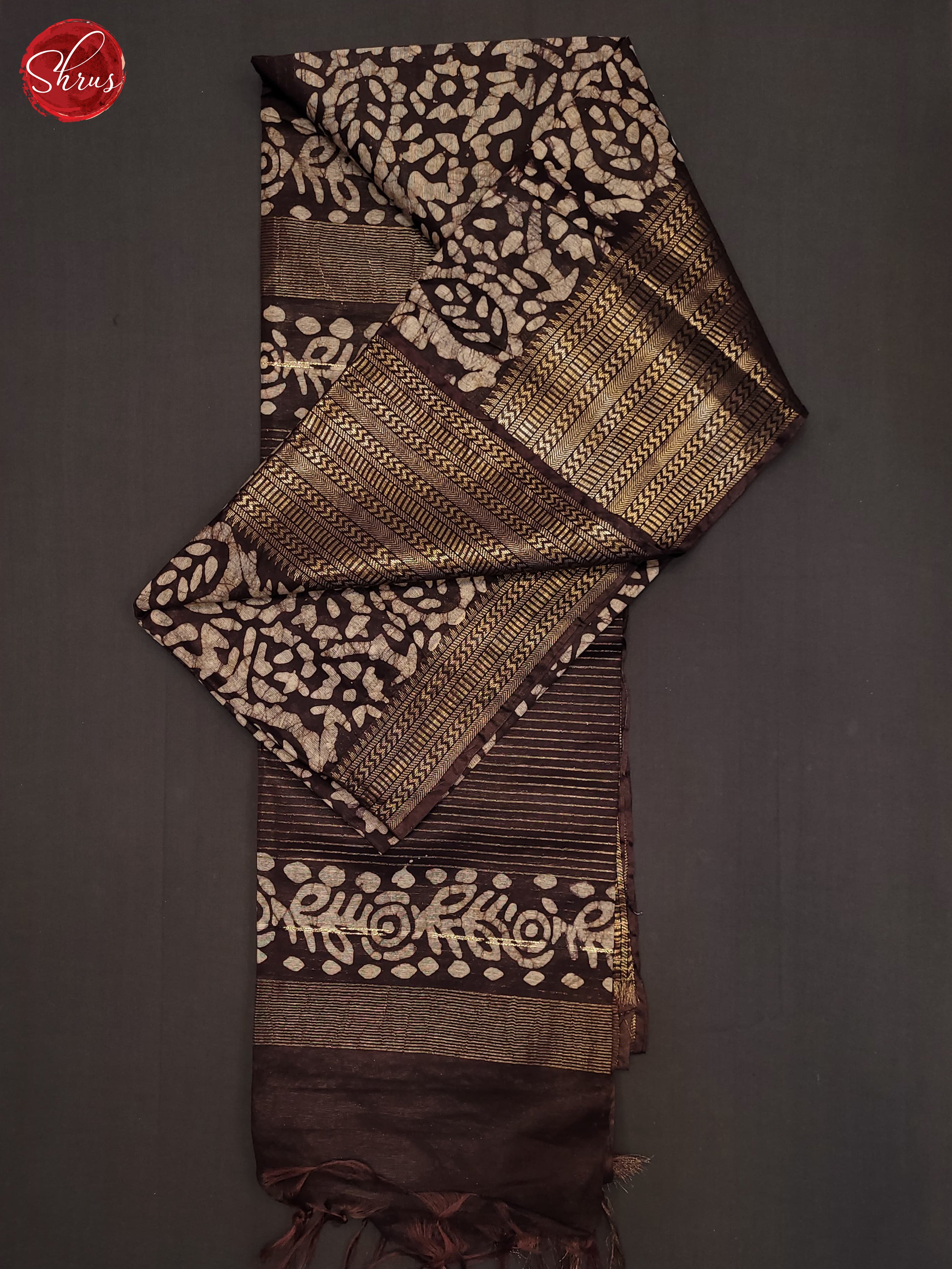 Brown(single Tone) - Bhatik Saree - Shop on ShrusEternity.com