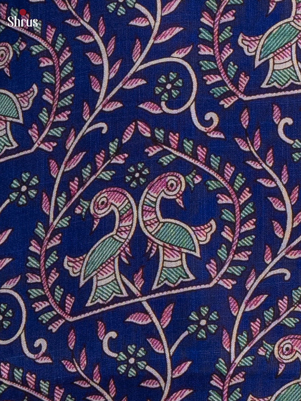 Blue -Madhubani printed Readymade kurti - Shop on ShrusEternity.com