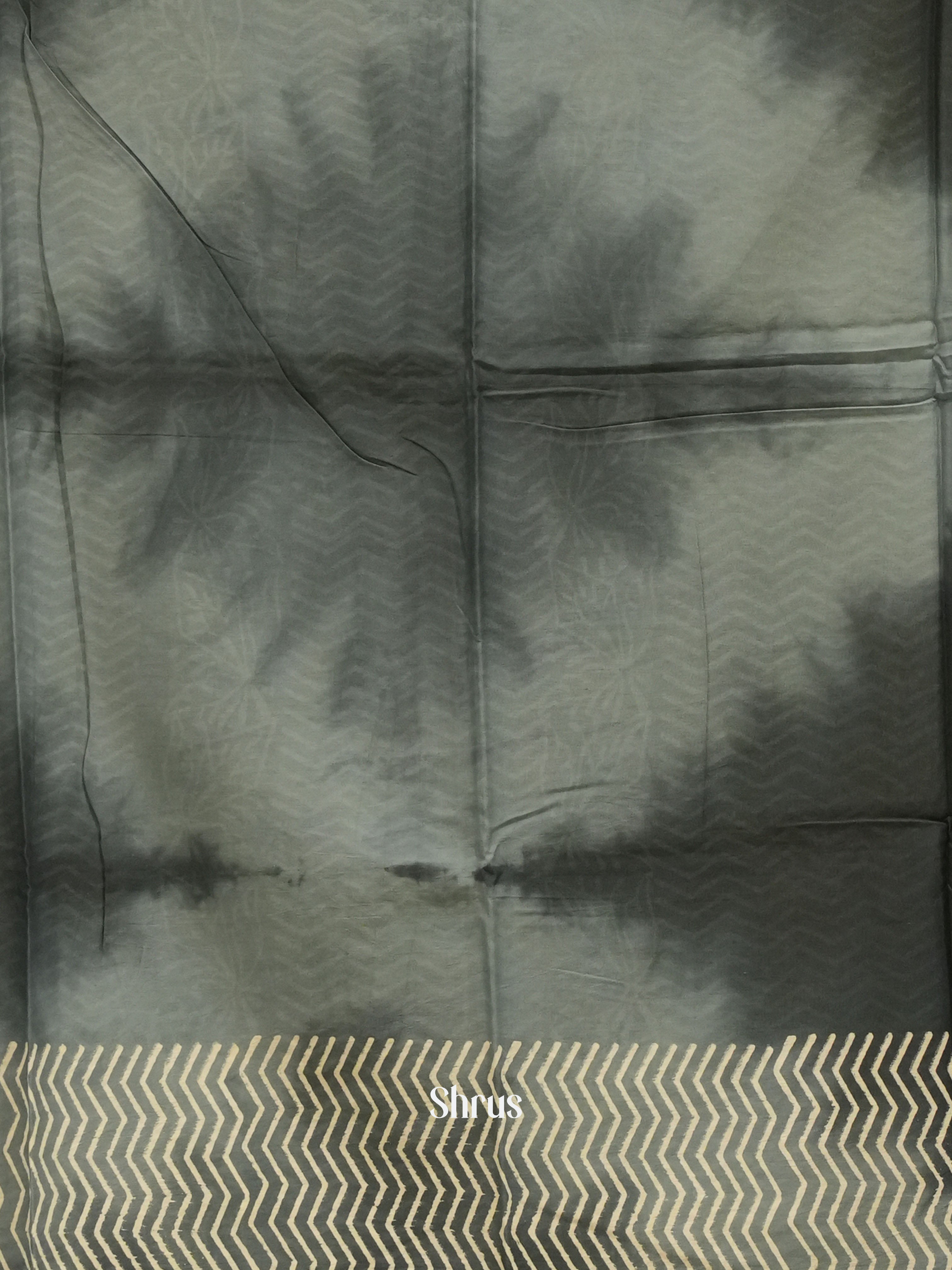 Black & Grey - Jaipur cotton Saree - Shop on ShrusEternity.com