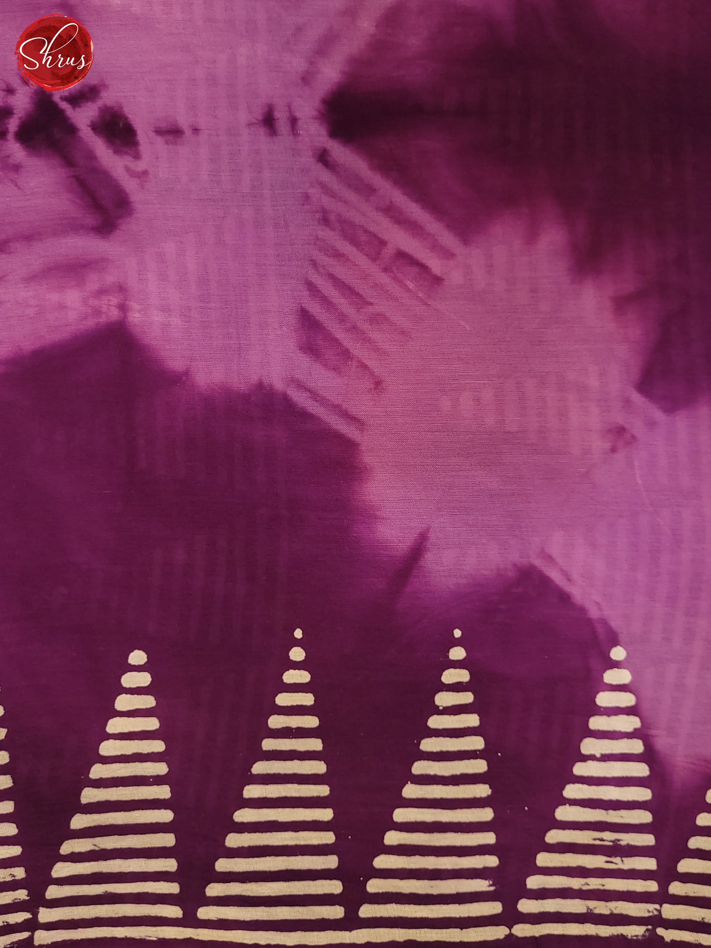 Light & Dark Purple - Jaipur cotton Saree - Shop on ShrusEternity.com