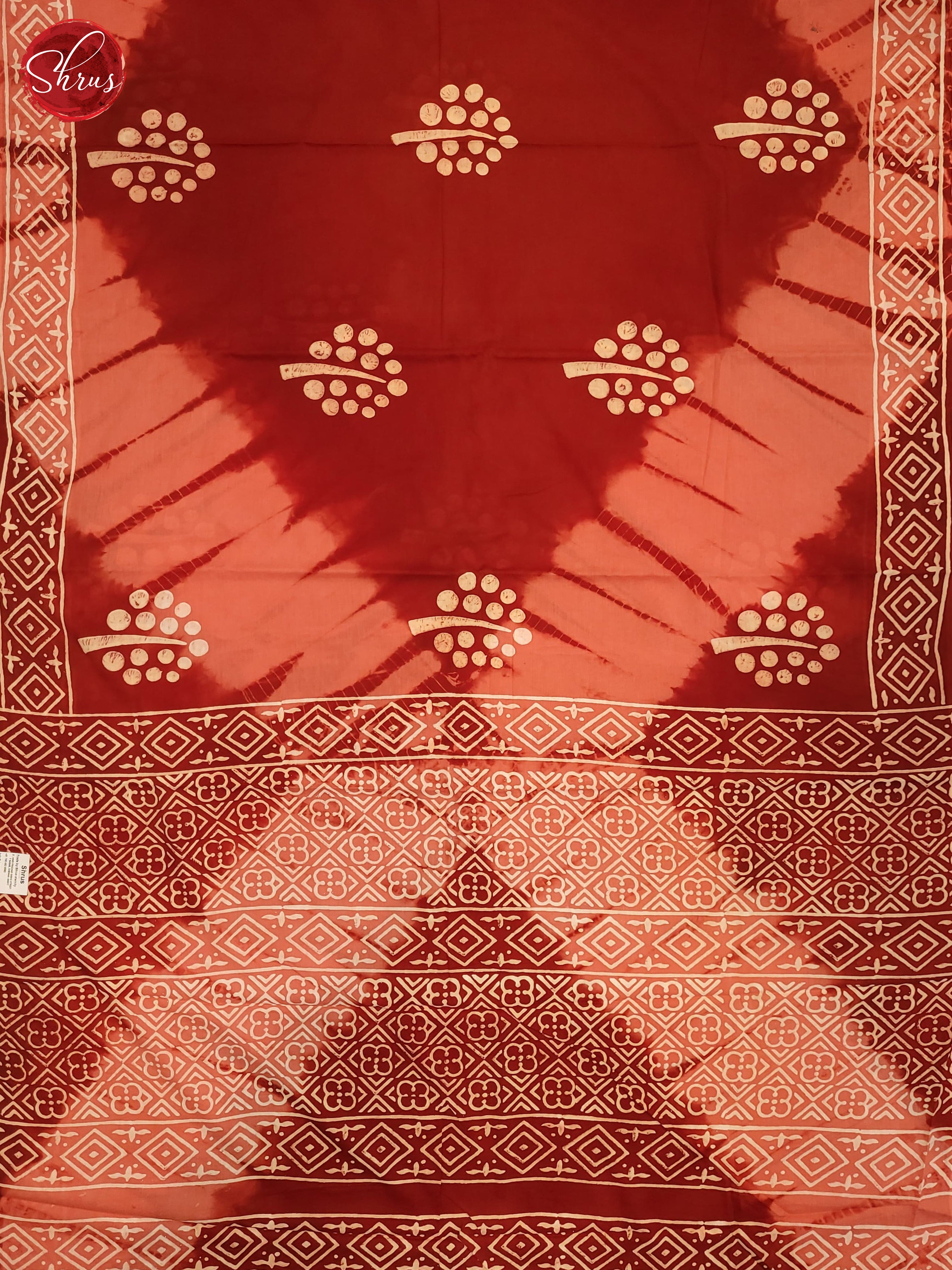 BKS02175 - Jaipur cotton Saree - Shop on ShrusEternity.com