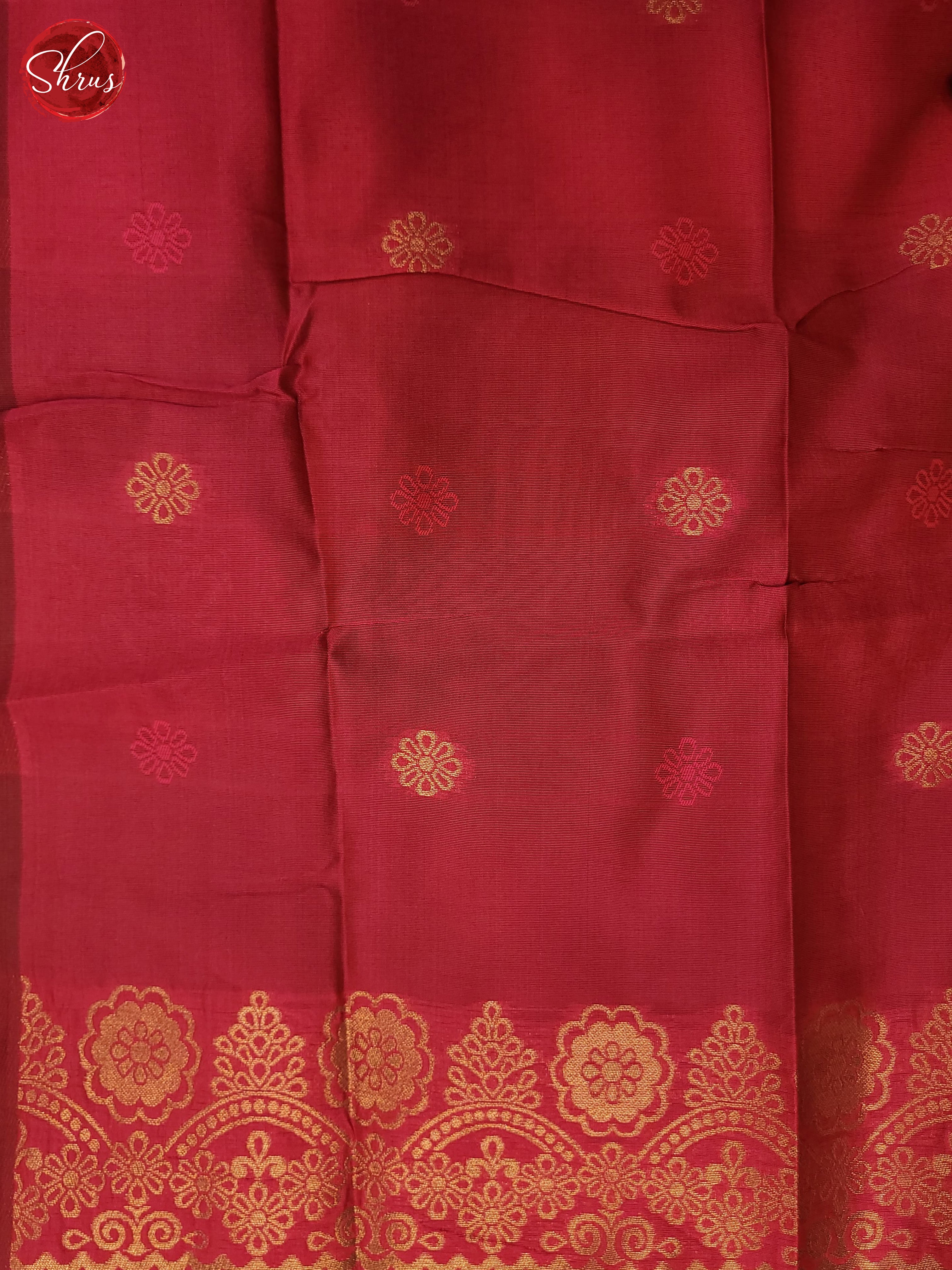 Bottle gReen & Pink - Semi Softsilk Saree - Shop on ShrusEternity.com