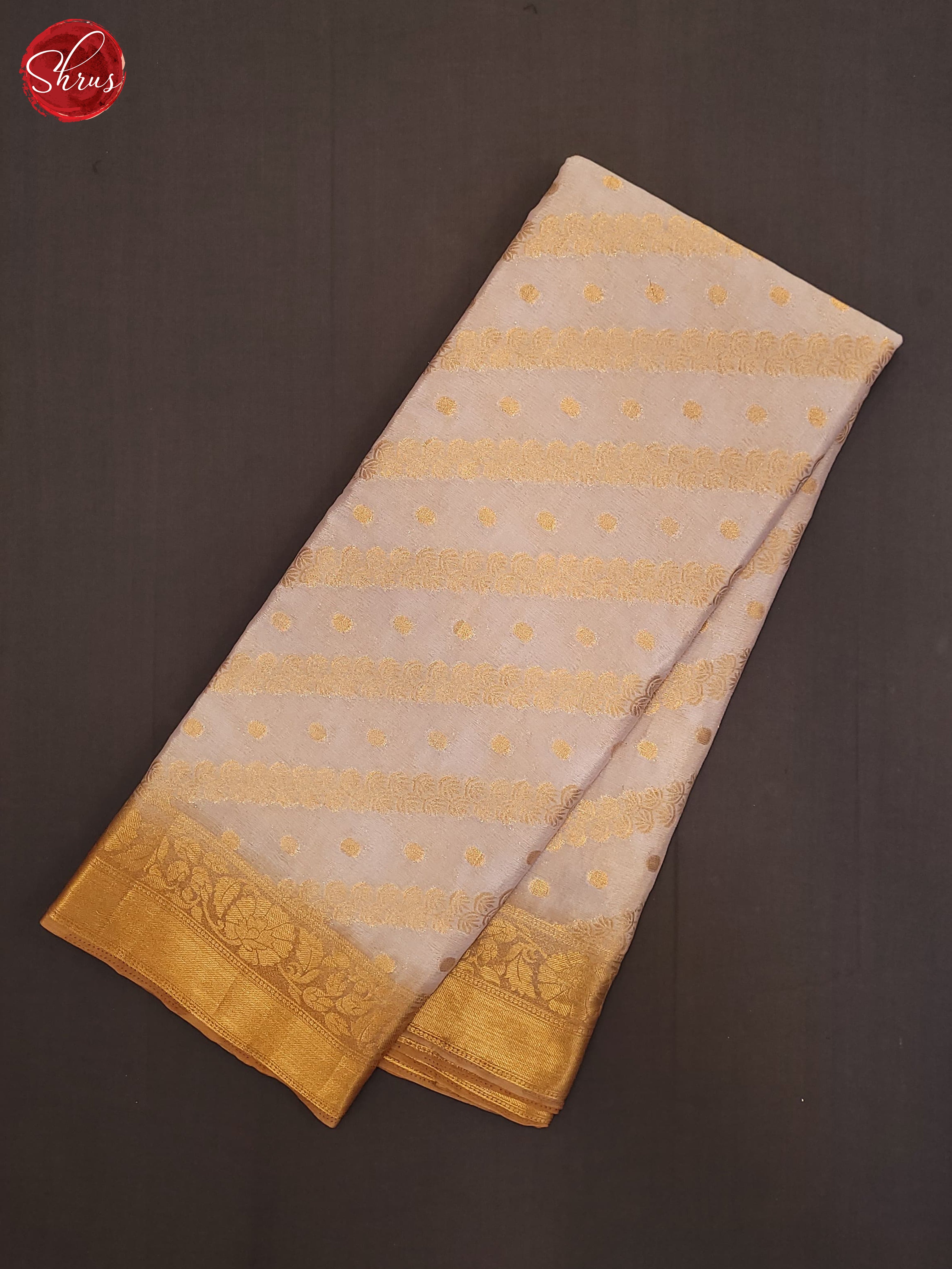 Grey & Brown- Semi Georgette Saree - Shop on ShrusEternity.com