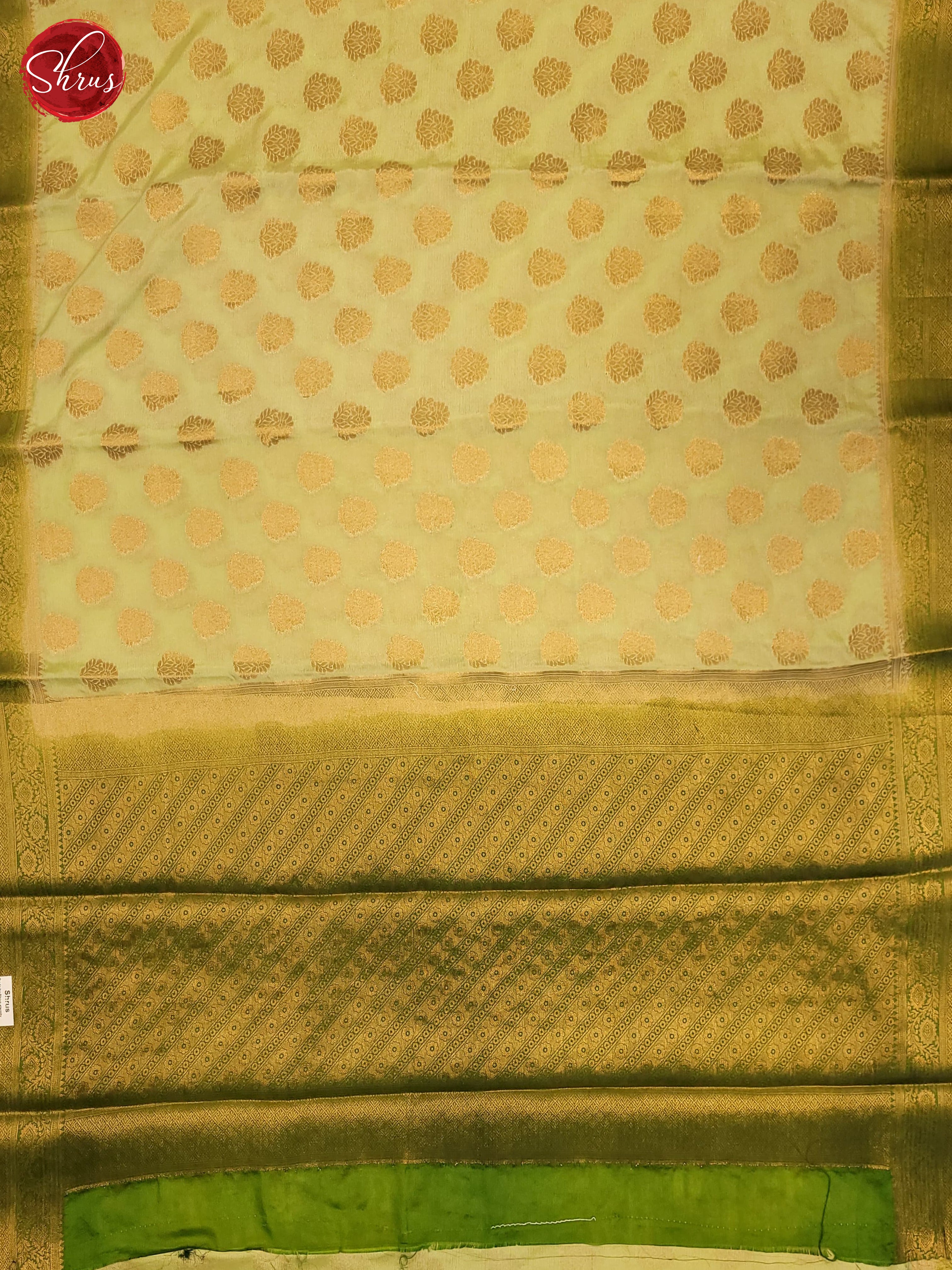 Light Green & Green - Semi Georgette Saree - Shop on ShrusEternity.com