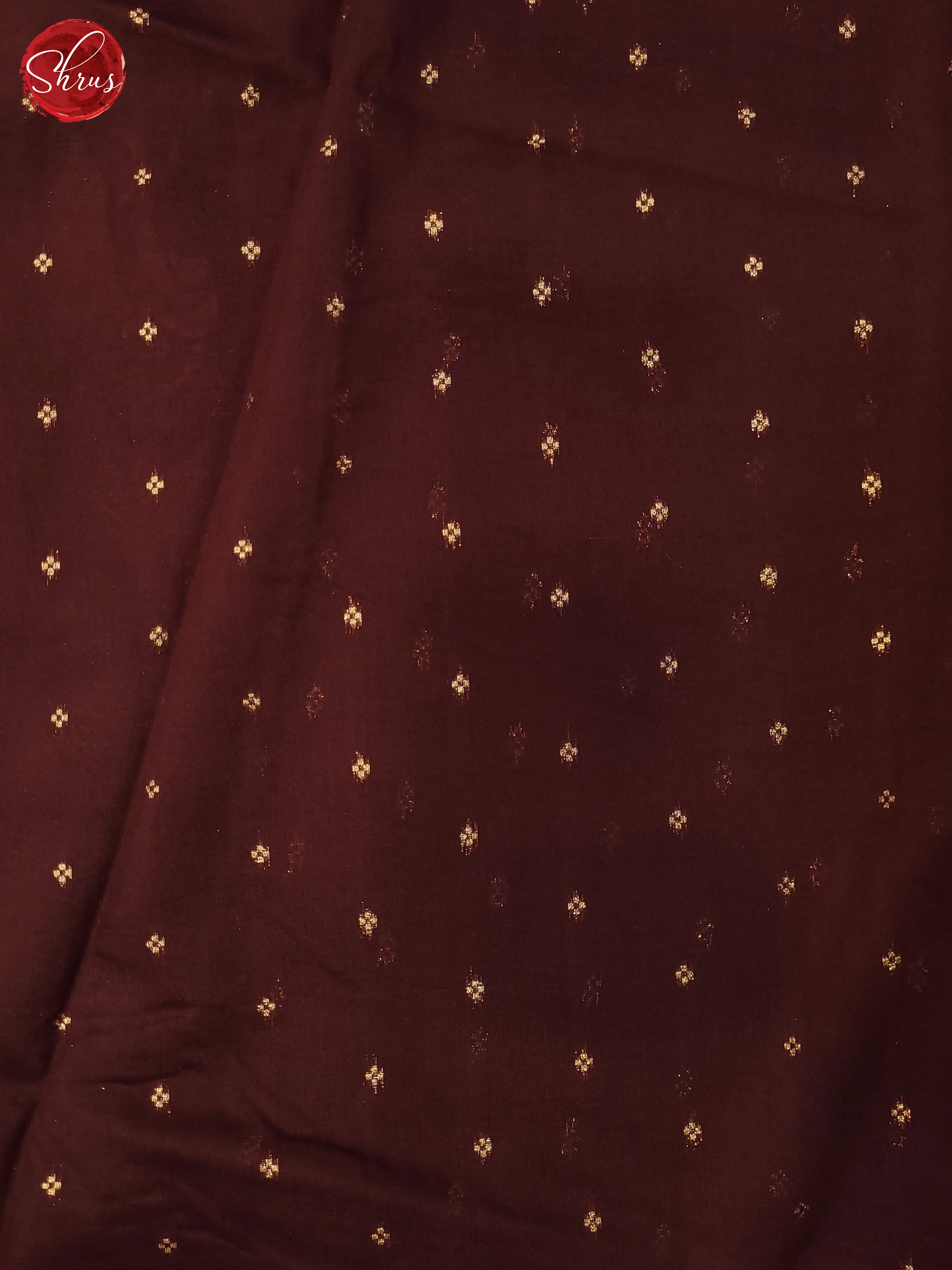 Green & Brown - Semi Crepe Saree - Shop on ShrusEternity.com