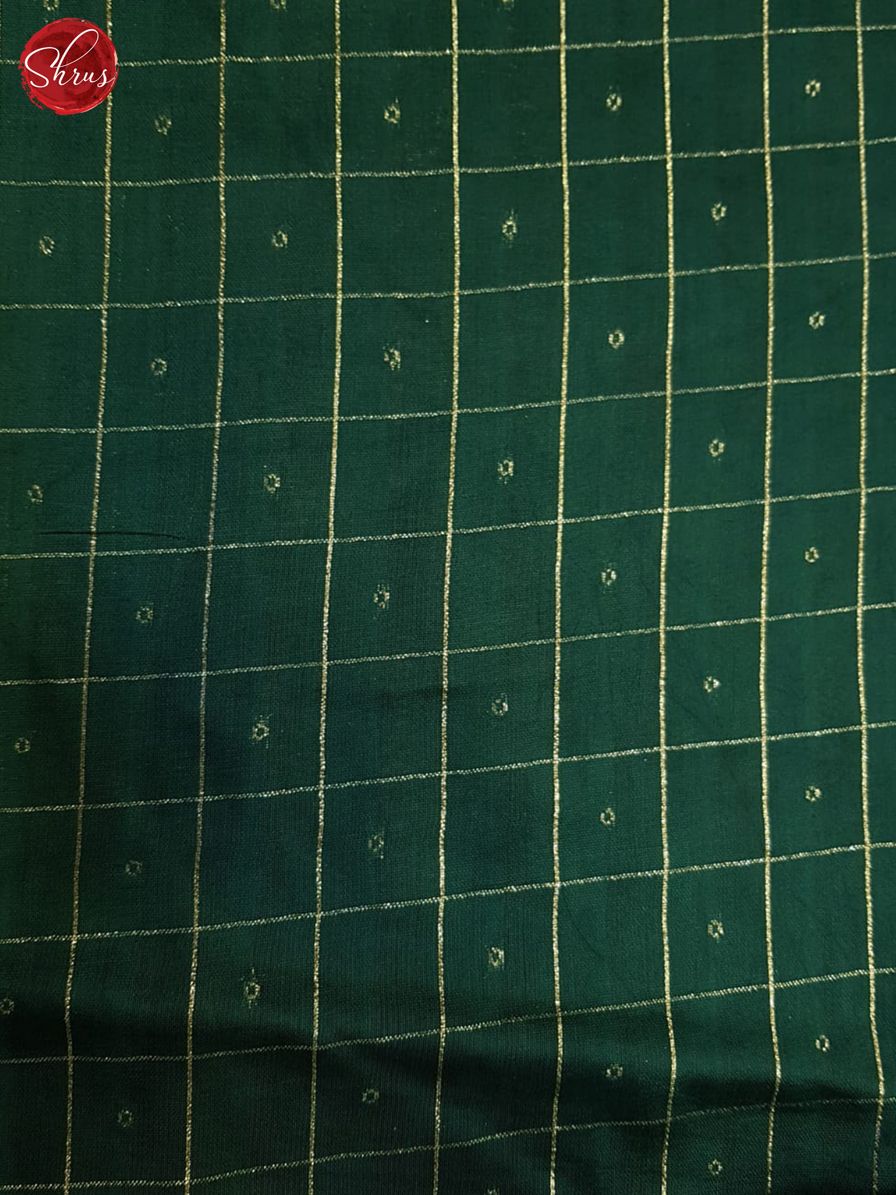 Brown & Green - Semi Crepe Saree - Shop on ShrusEternity.com