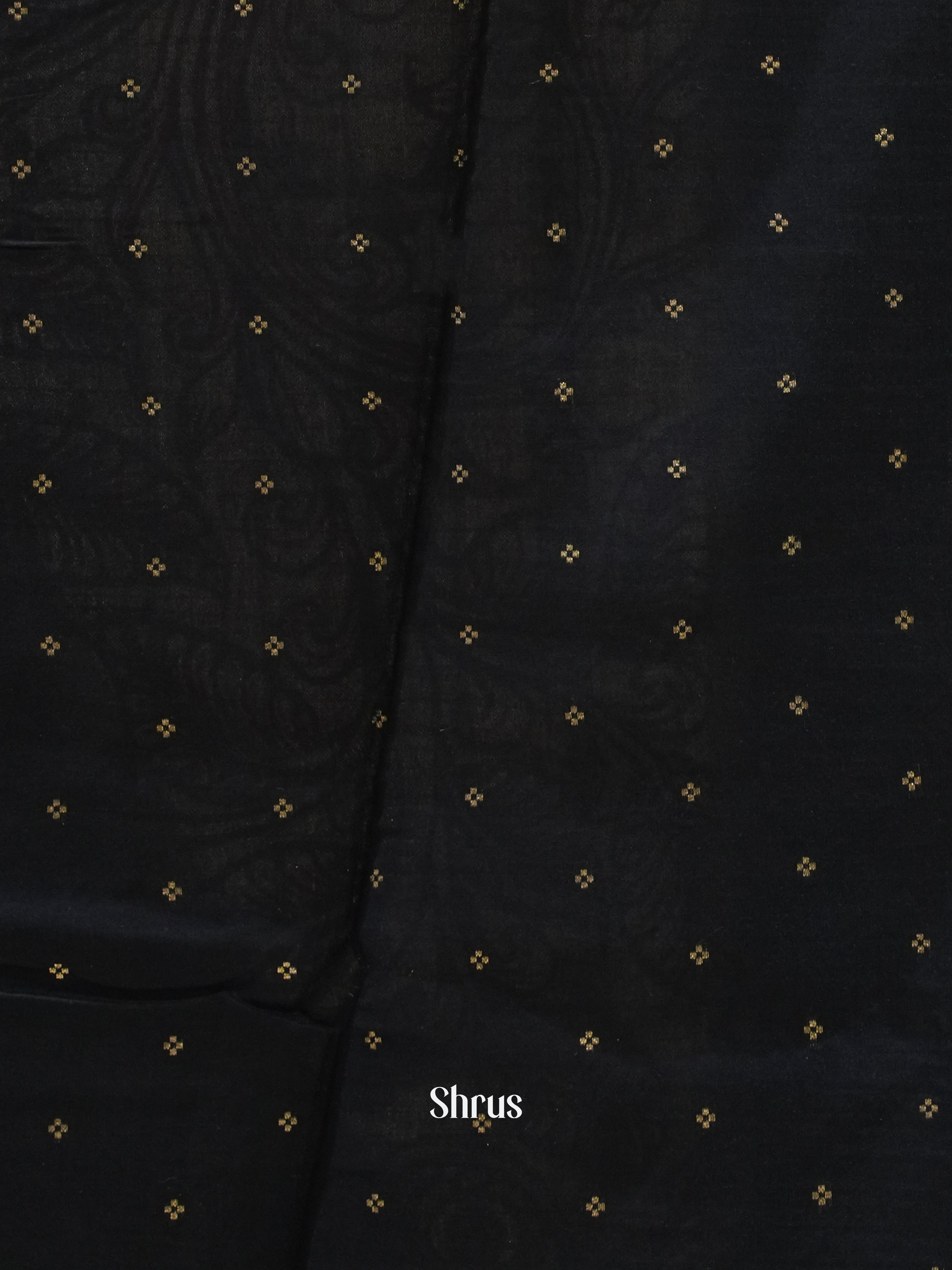 Brown & Blue - Semi Crepe Saree - Shop on ShrusEternity.com