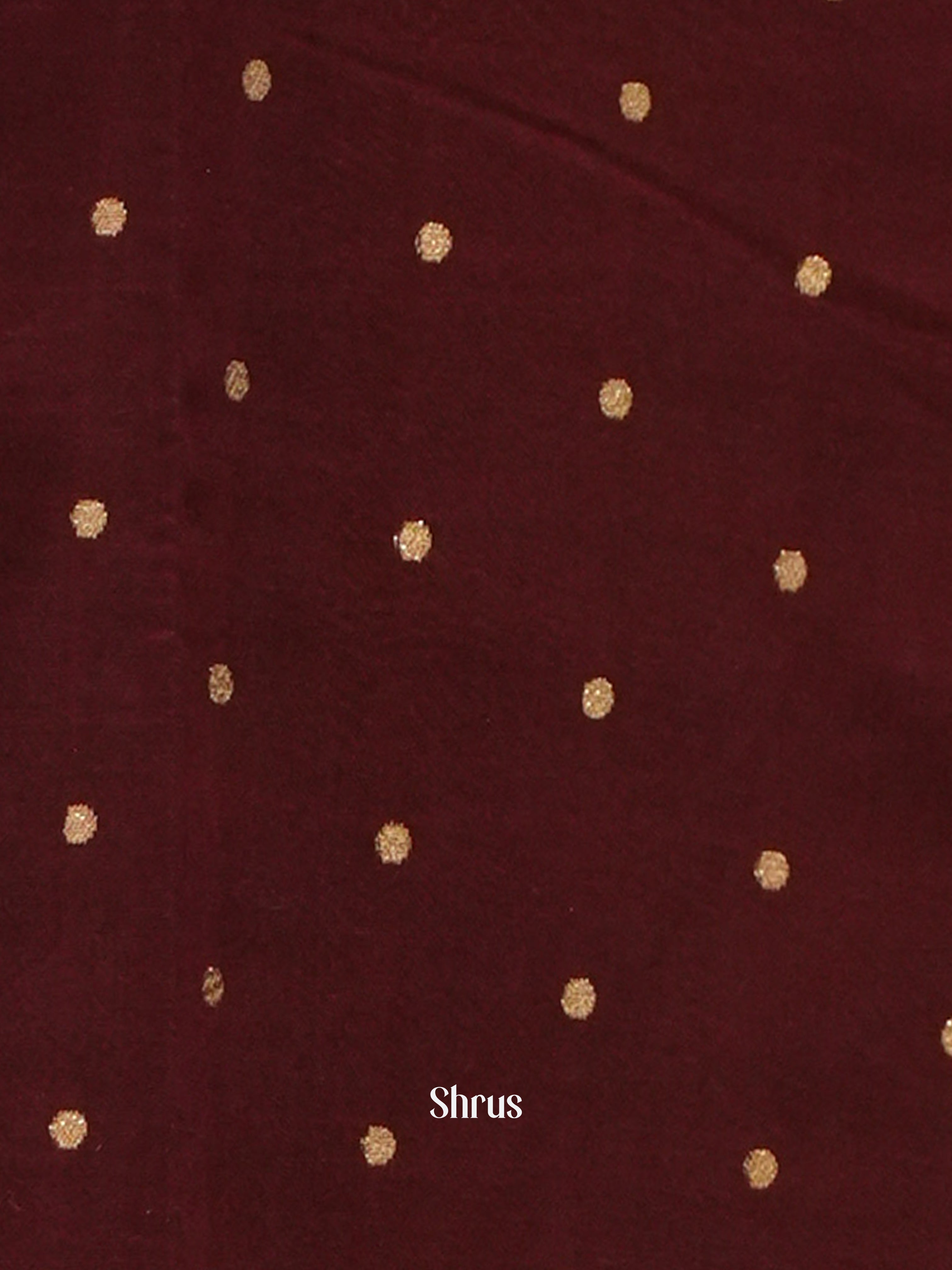 Blue & Brown - Semi Crepe Saree - Shop on ShrusEternity.com