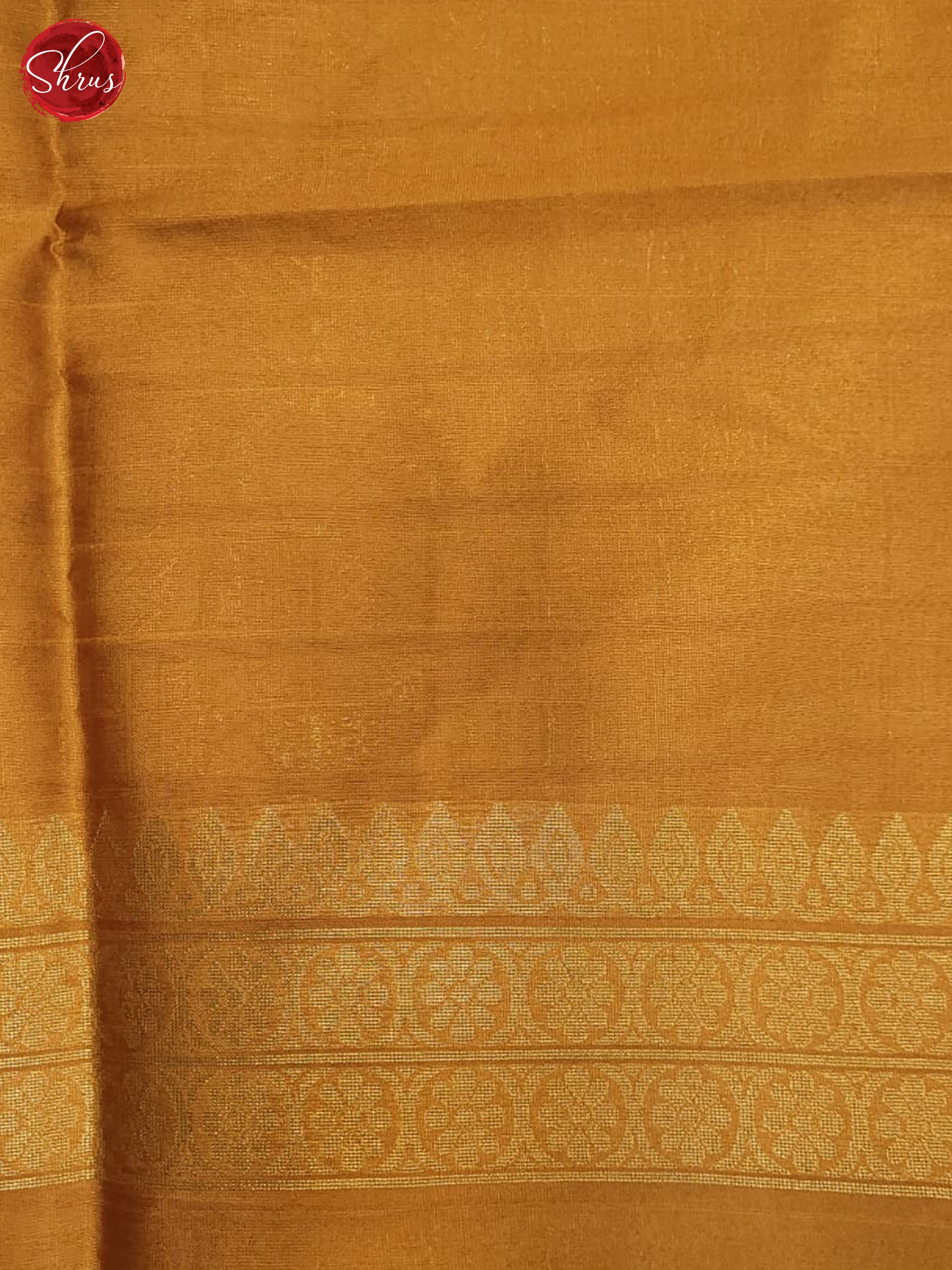 mustard(Single Tone)- Semi Tussar Saree - Shop on ShrusEternity.com