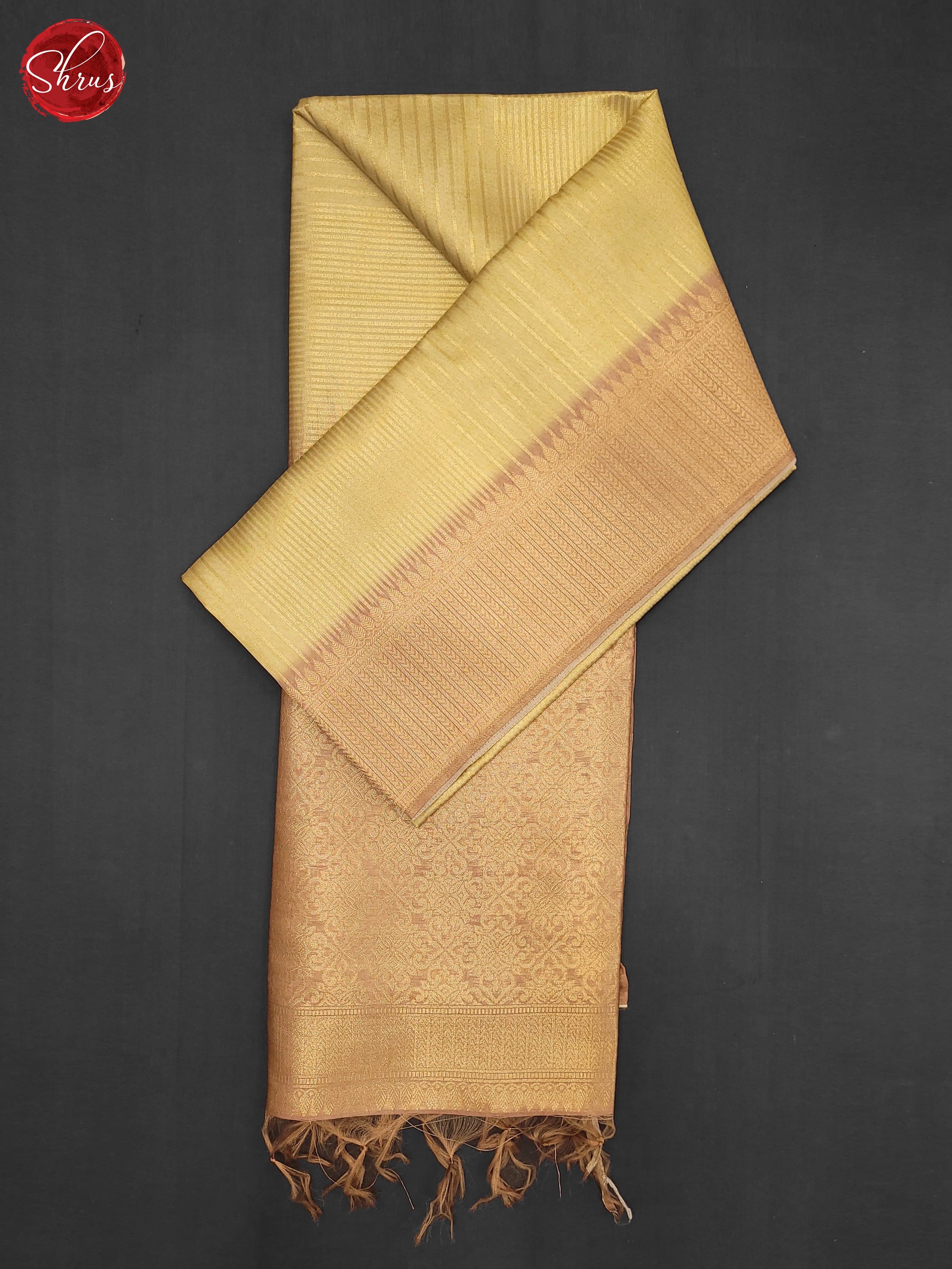 Elachi Green & Brown- Semi Tussar Saree - Shop on ShrusEternity.com
