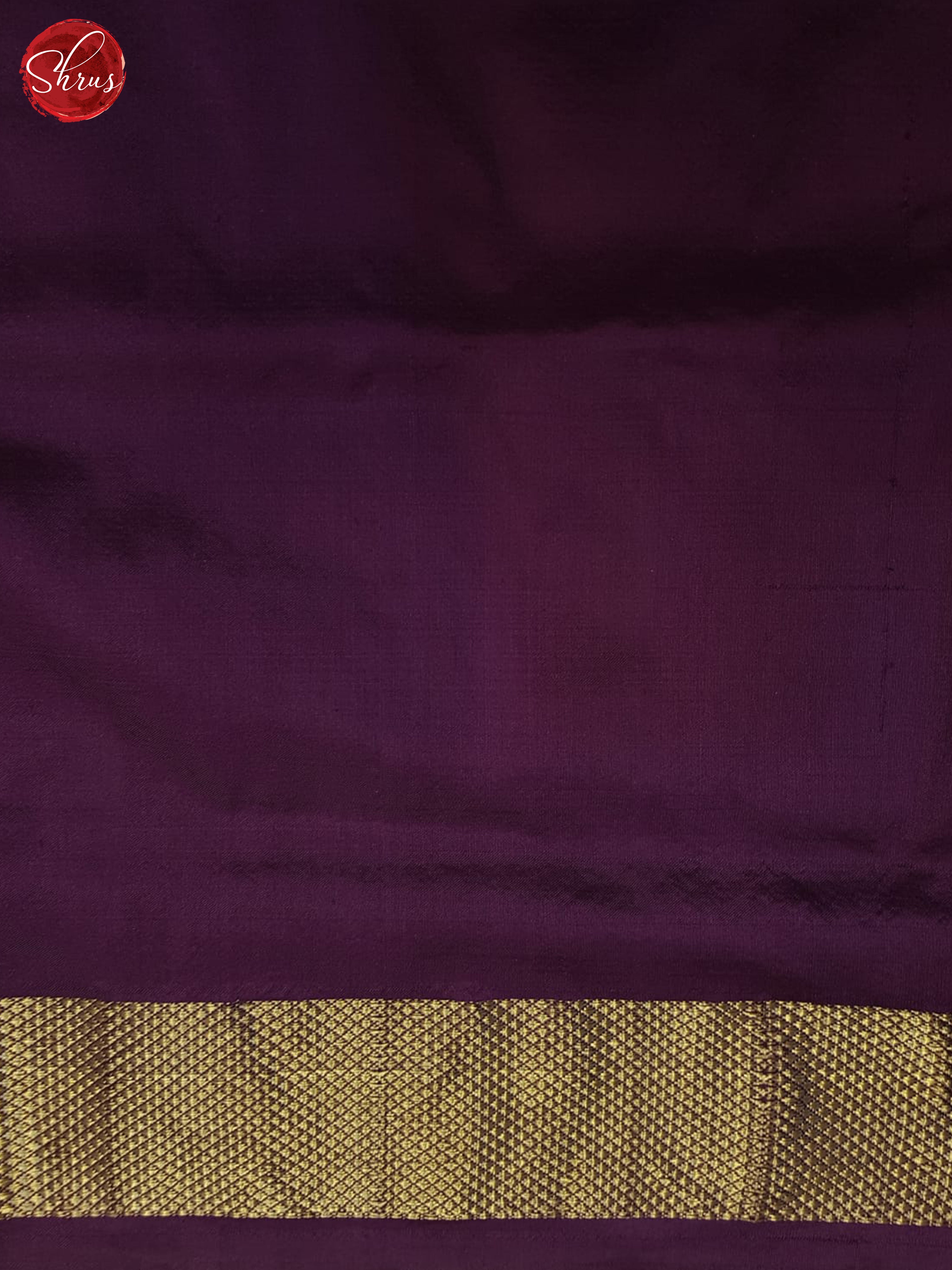 Blue & Purple - Ikkat Silk Saree - Shop on ShrusEternity.com