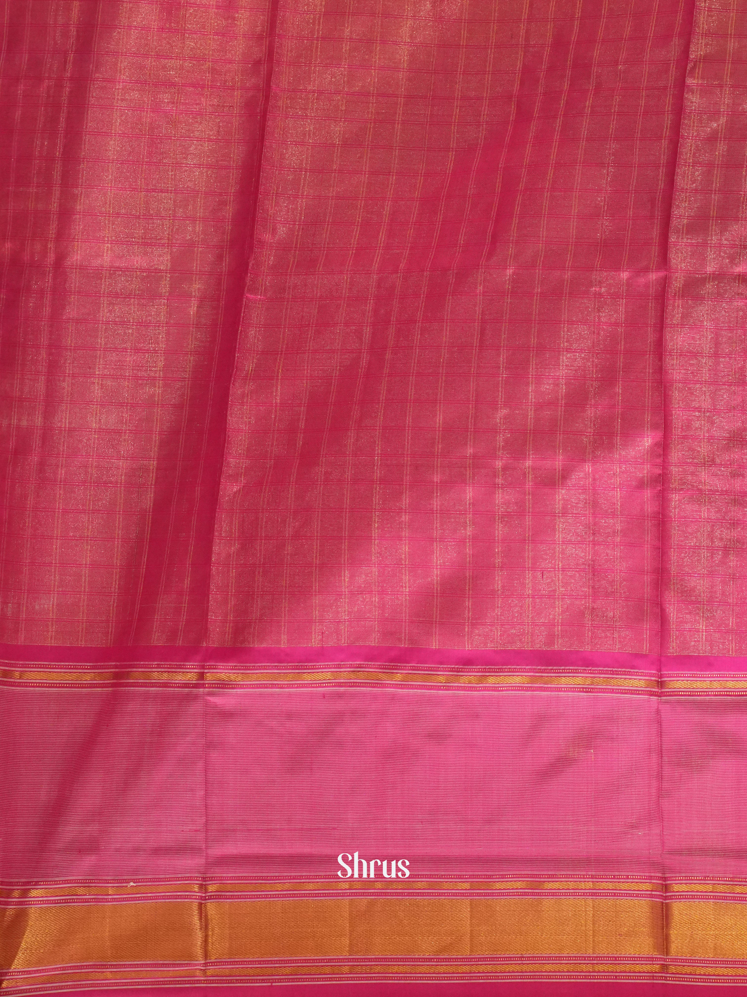 Violet & Pink - Ikkat Silk Saree - Shop on ShrusEternity.com