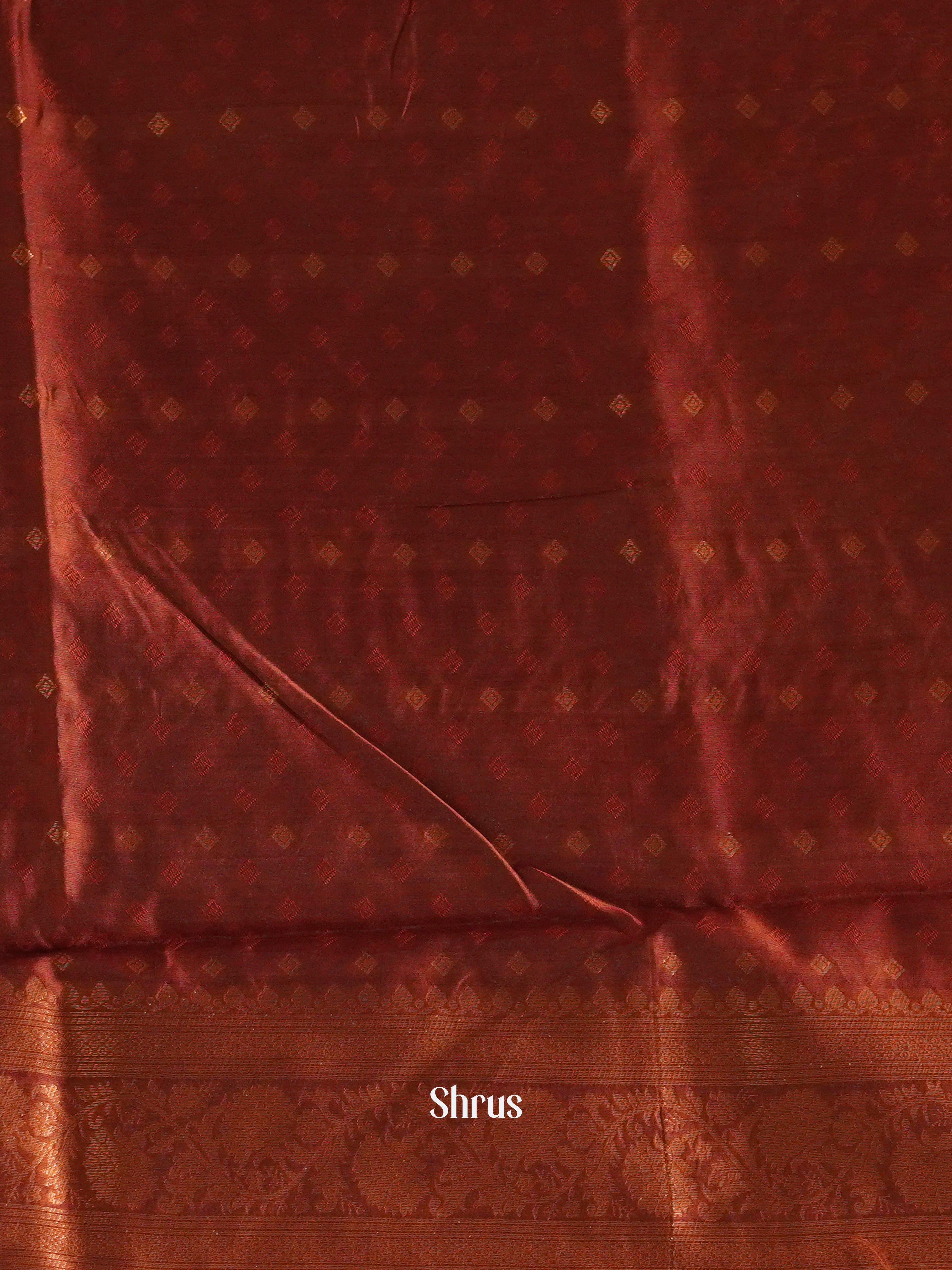 blue and araku maroon- Semi Soft Silk Saree - Shop on ShrusEternity.com