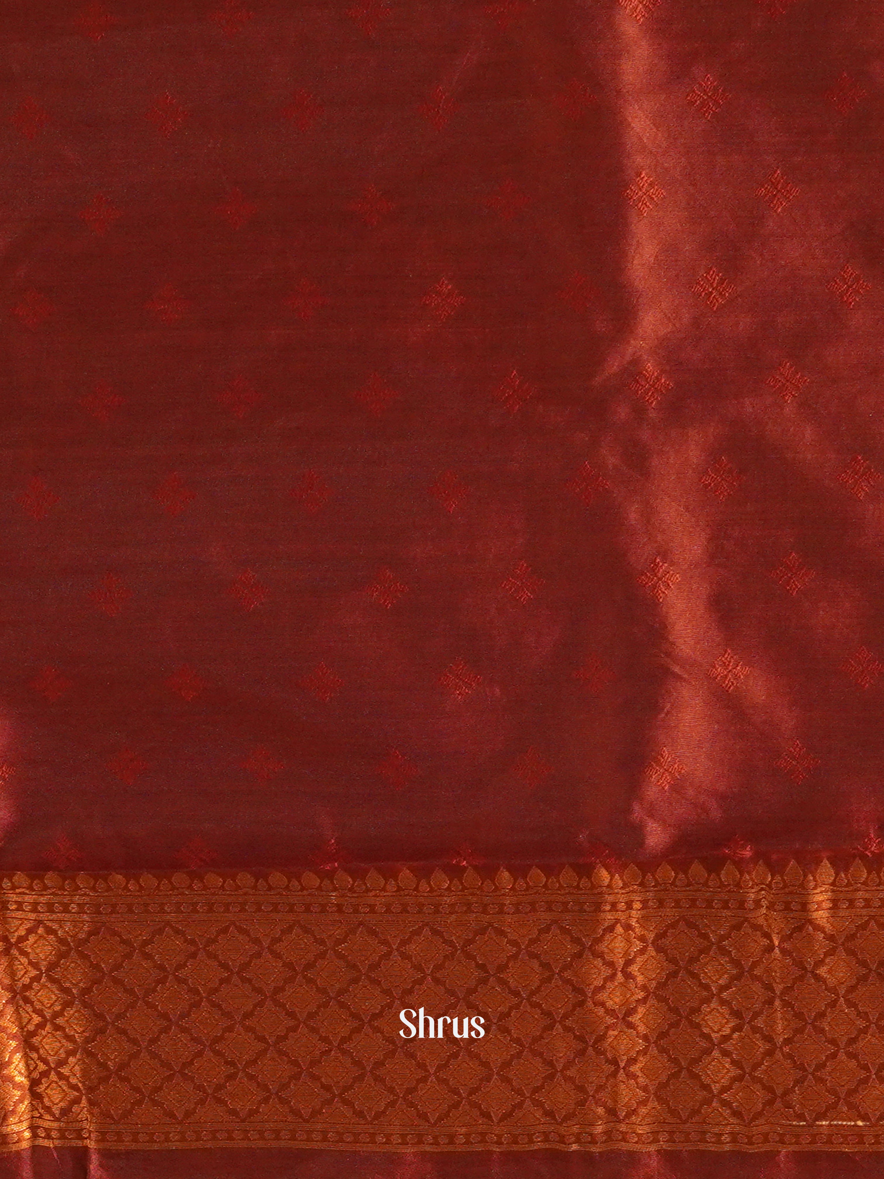 grey and maroon- Semi Soft Silk Saree - Shop on ShrusEternity.com