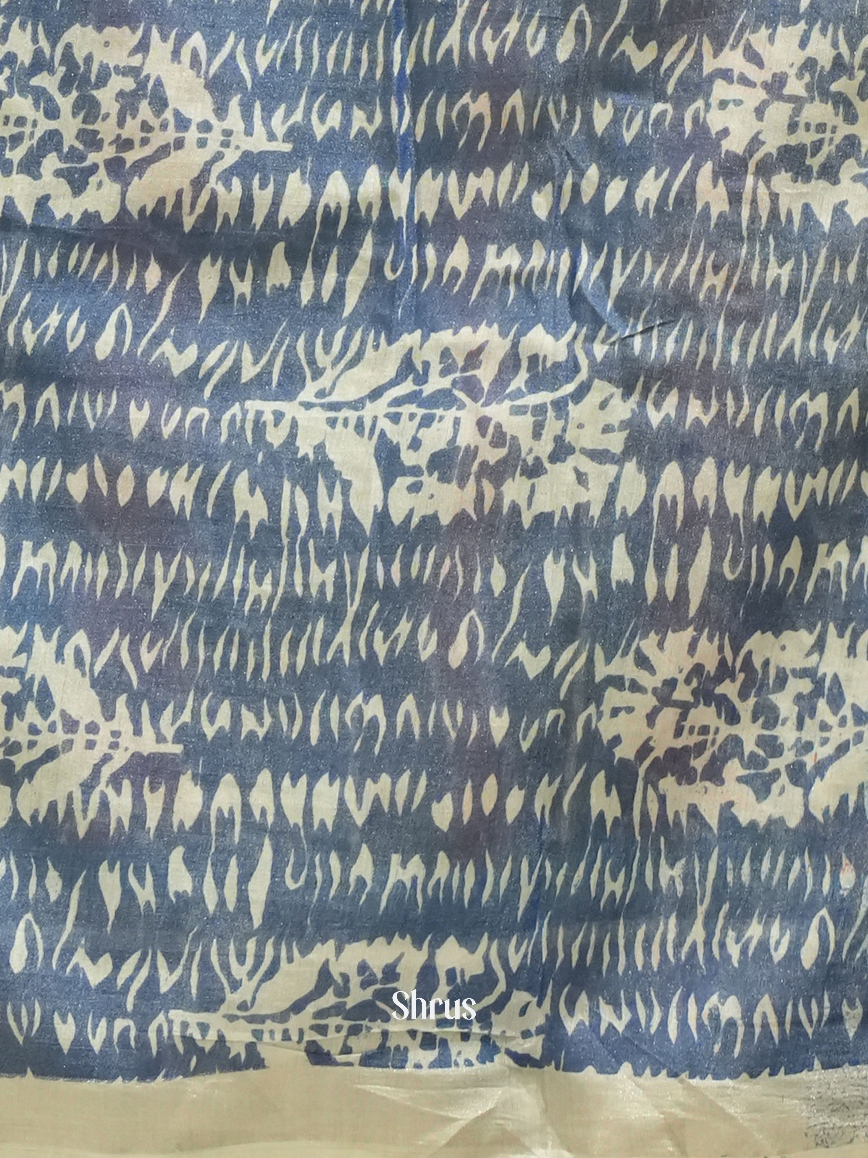 Black & Grey -Jaipur cotton Saree - Shop on ShrusEternity.com