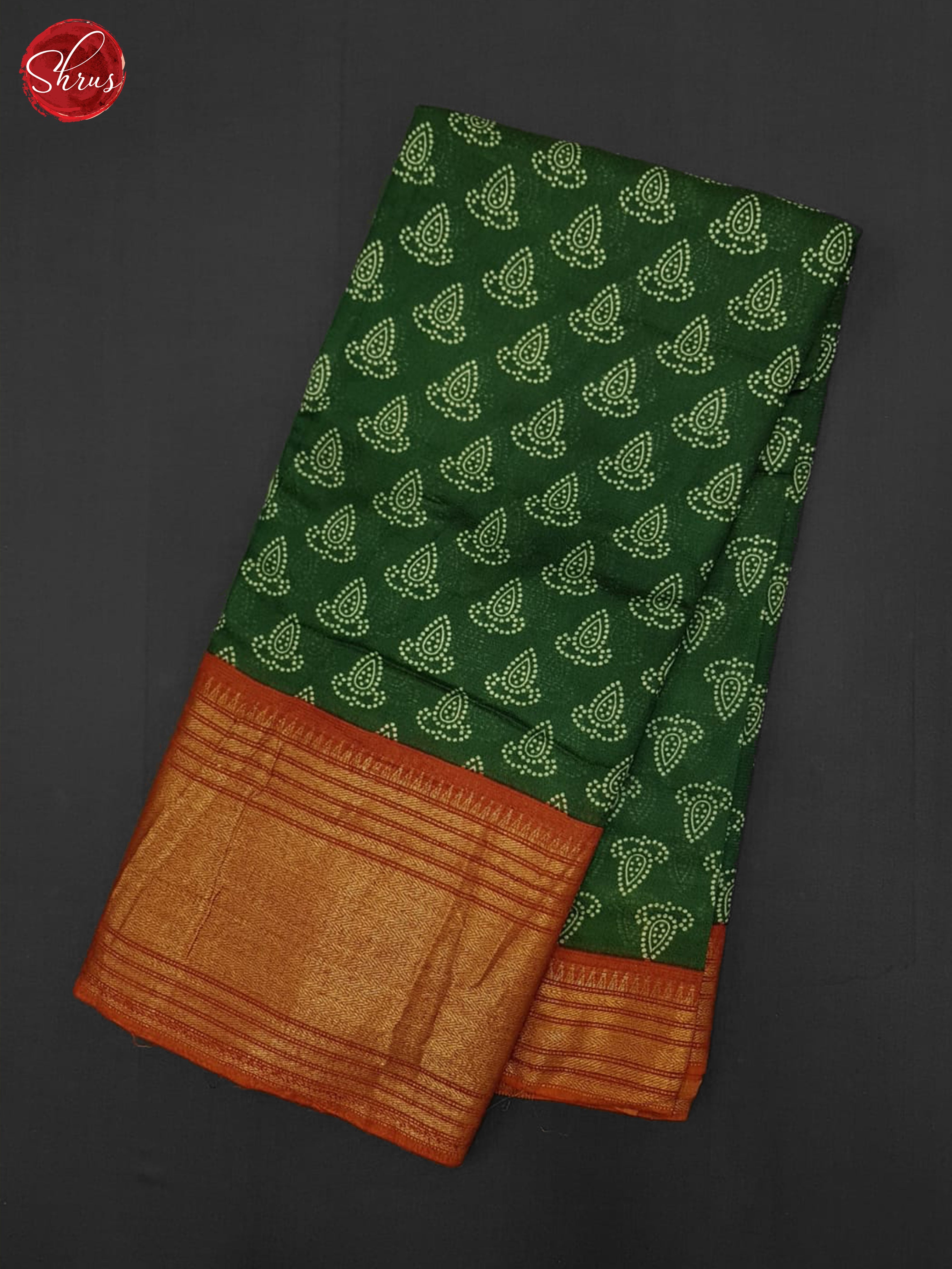 Green & Brick - Semi Tussar Saree - Shop on ShrusEternity.com