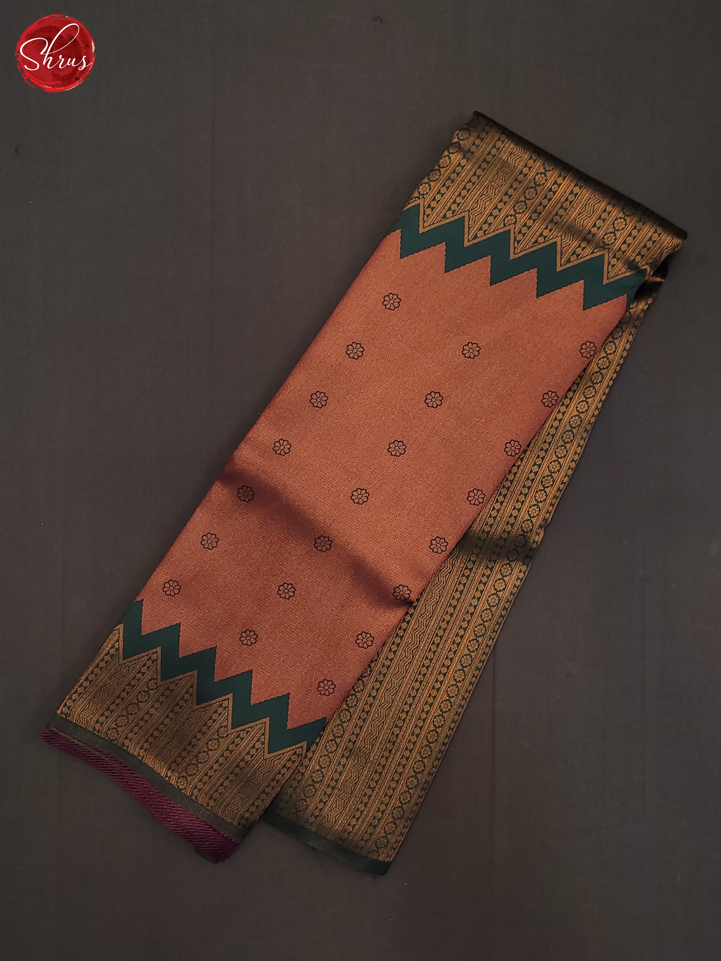 Onion Pink & Green - Semi Tissue Saree - Shop on ShrusEternity.com