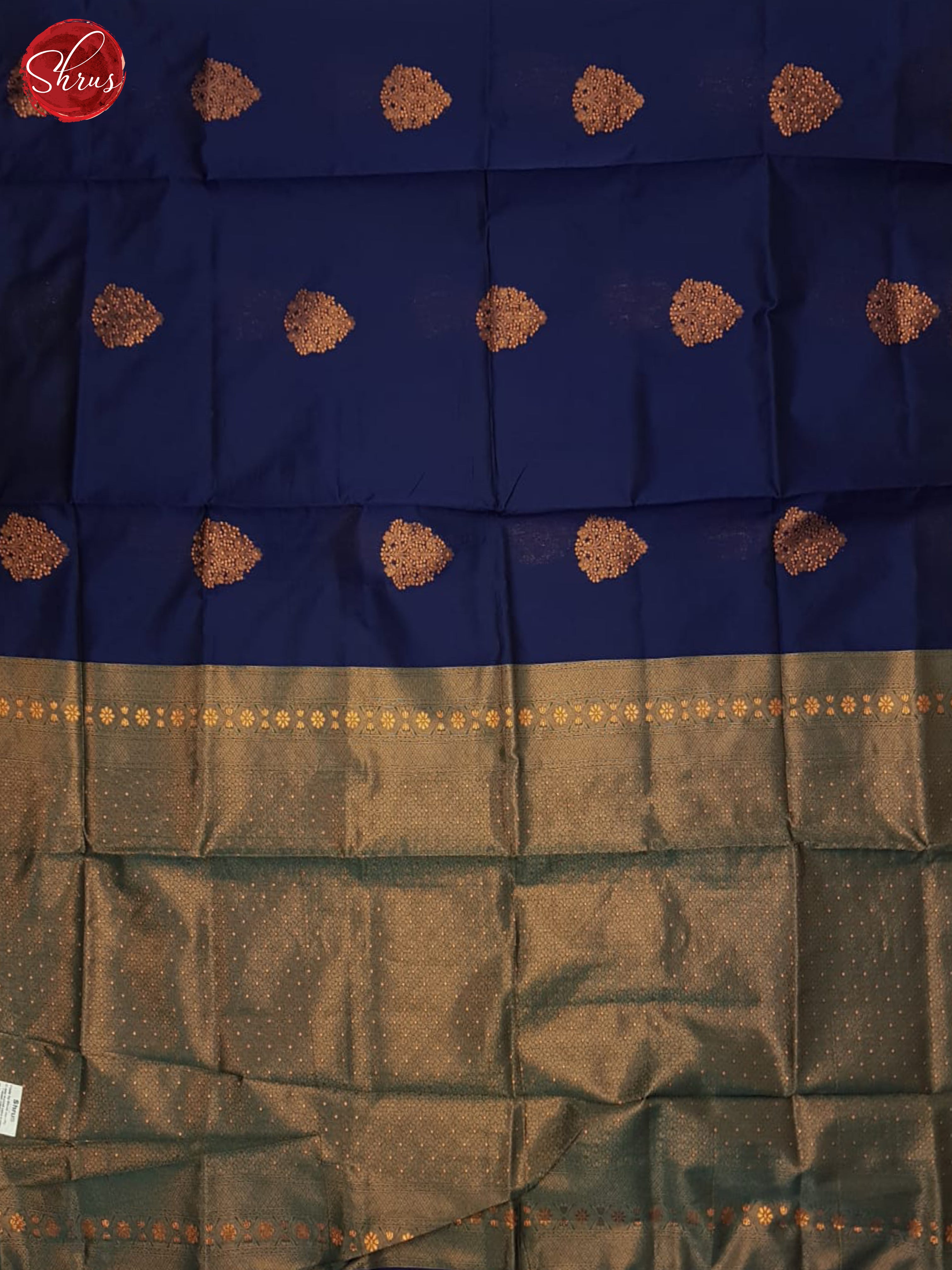 Blue & Green- Semi Softsilk Saree - Shop on ShrusEternity.com