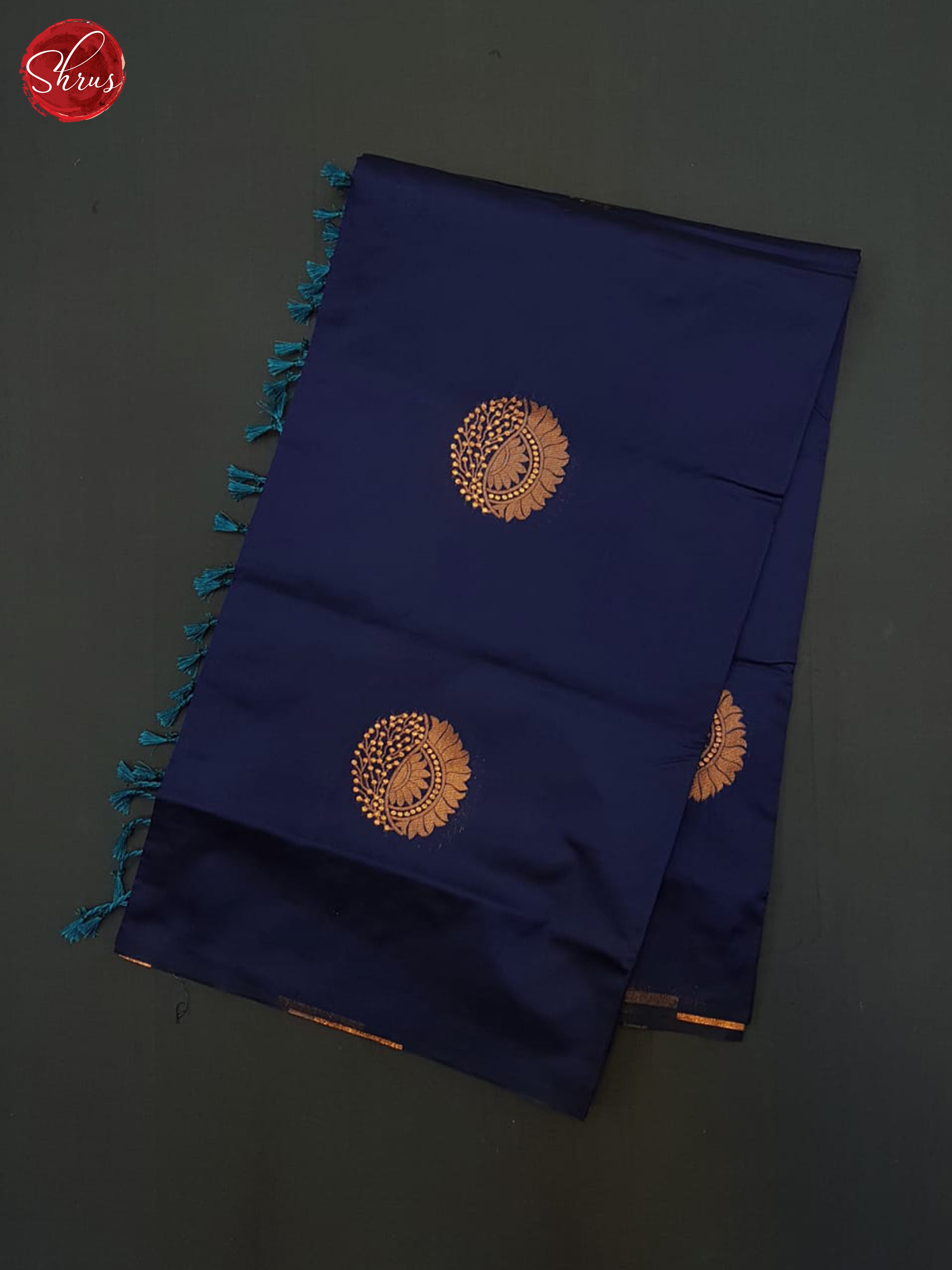 Blue & Green - Semi Softsilk Saree - Shop on ShrusEternity.com