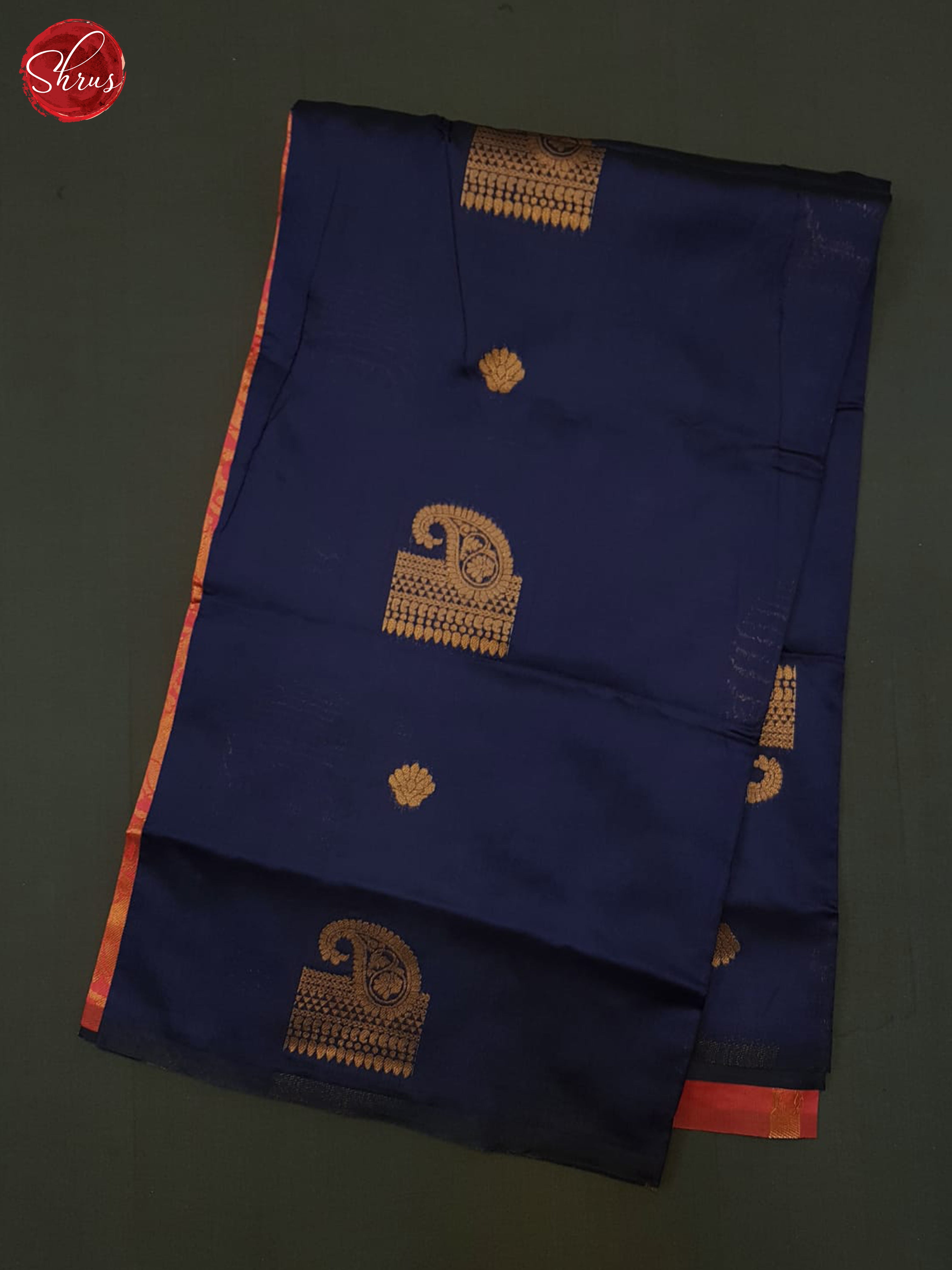 Blue & Pink -Semi Softsilk Saree - Shop on ShrusEternity.com