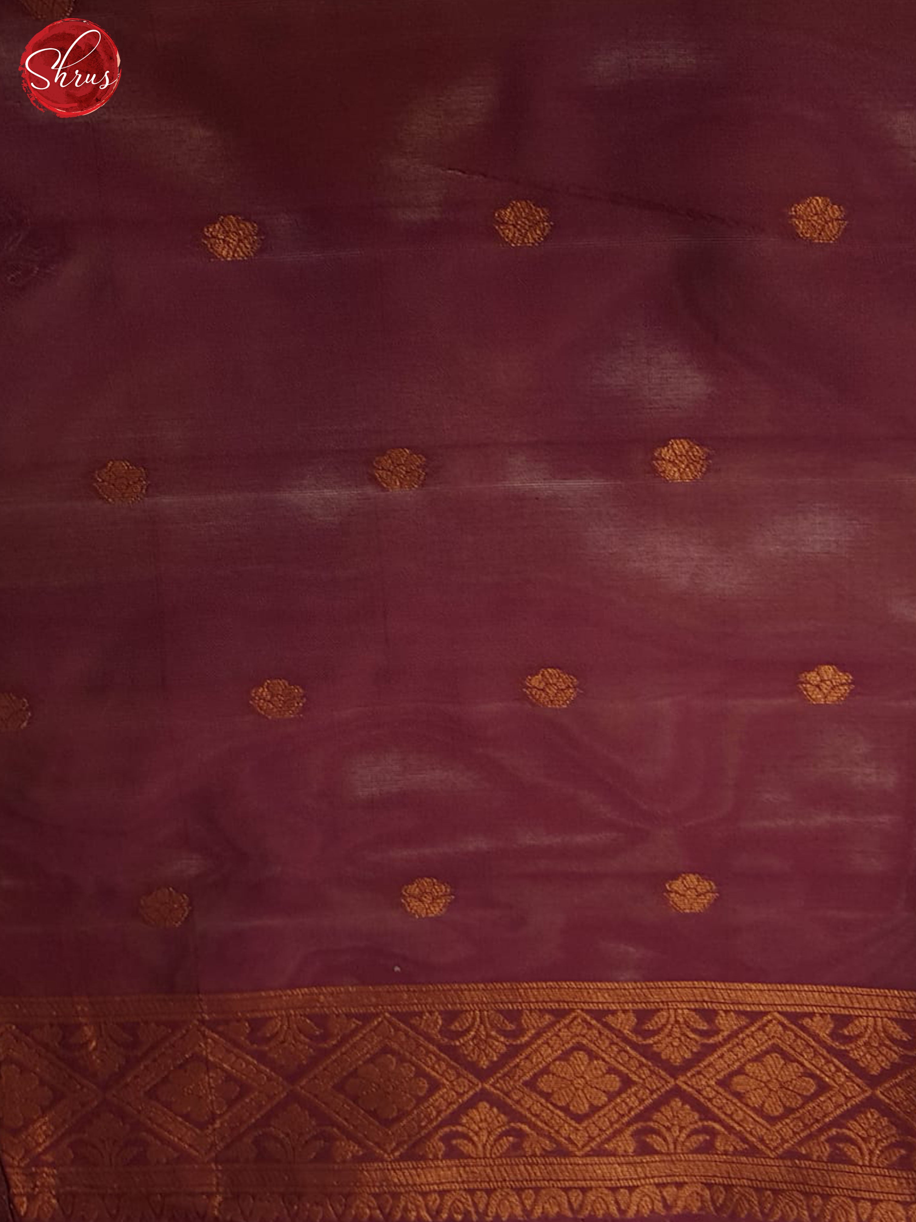 Blue And Maroon-Semi Soft silk saree - Shop on ShrusEternity.com