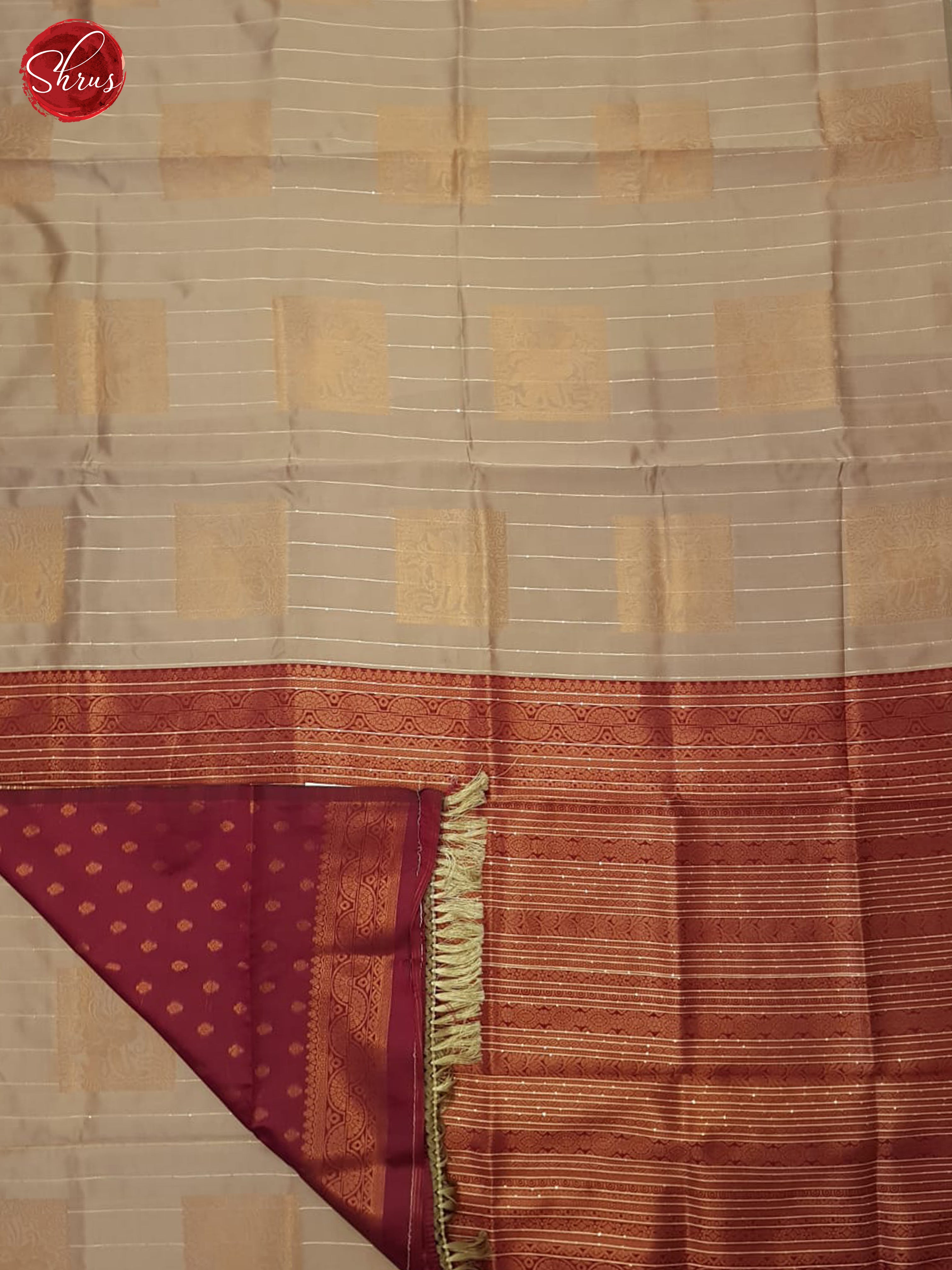 Dusty Onion Pink & Maroon- Semi Softsilk Saree - Shop on ShrusEternity.com