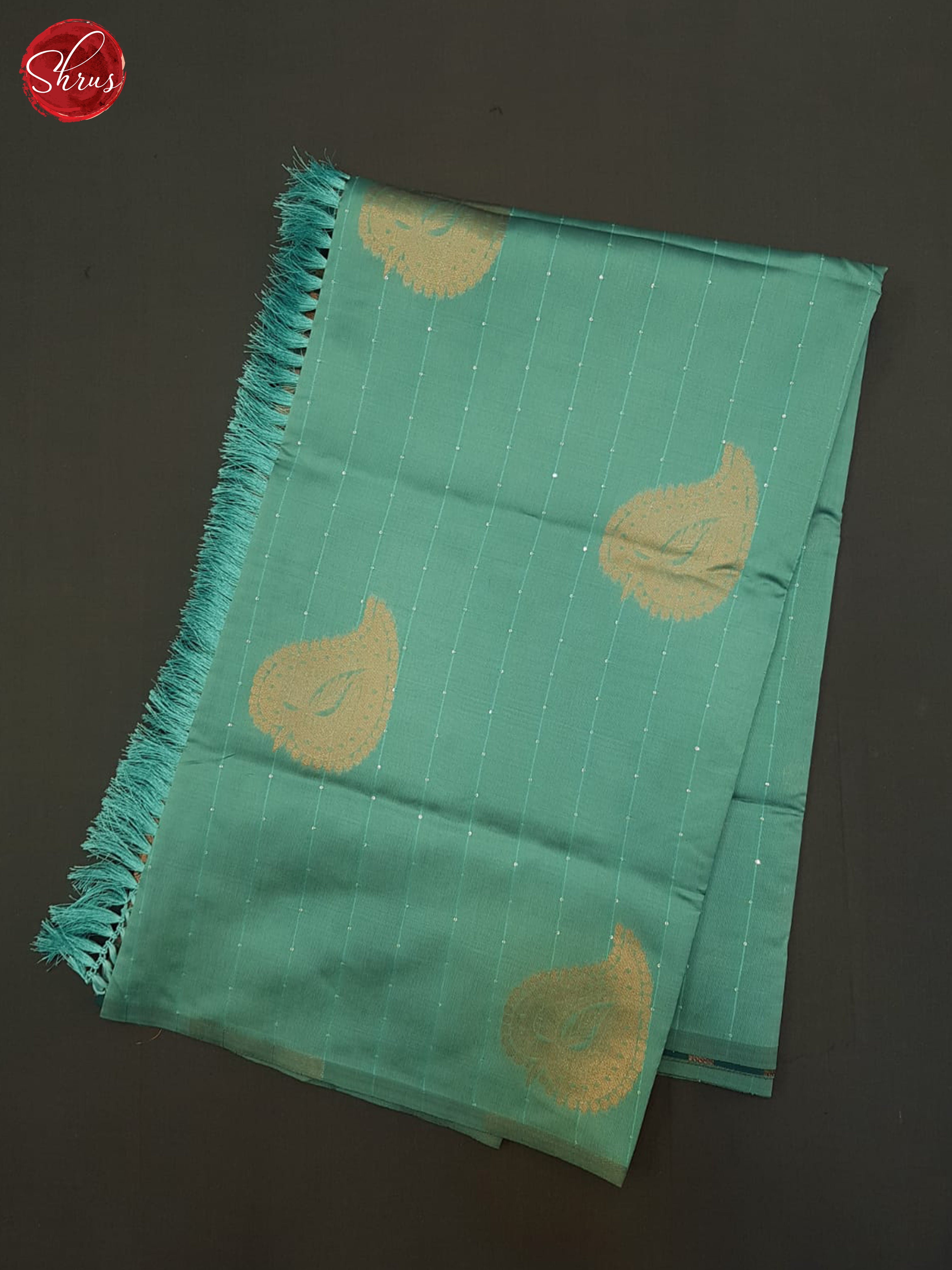Pastel Green & Green- Semi Softsilk Saree - Shop on ShrusEternity.com