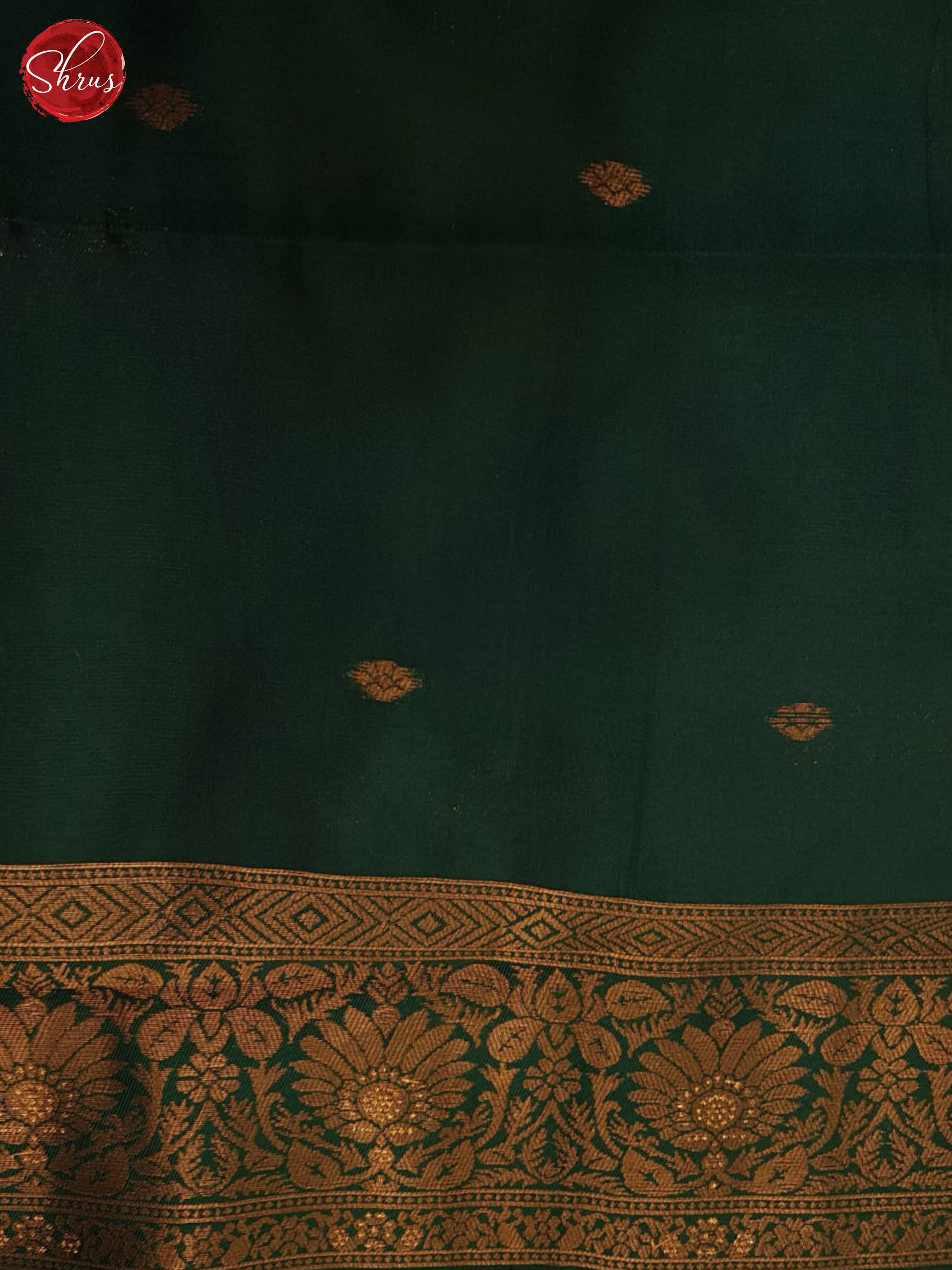 Arakku Maroon And Green-Semi Kanchipuram Saree - Shop on ShrusEternity.com