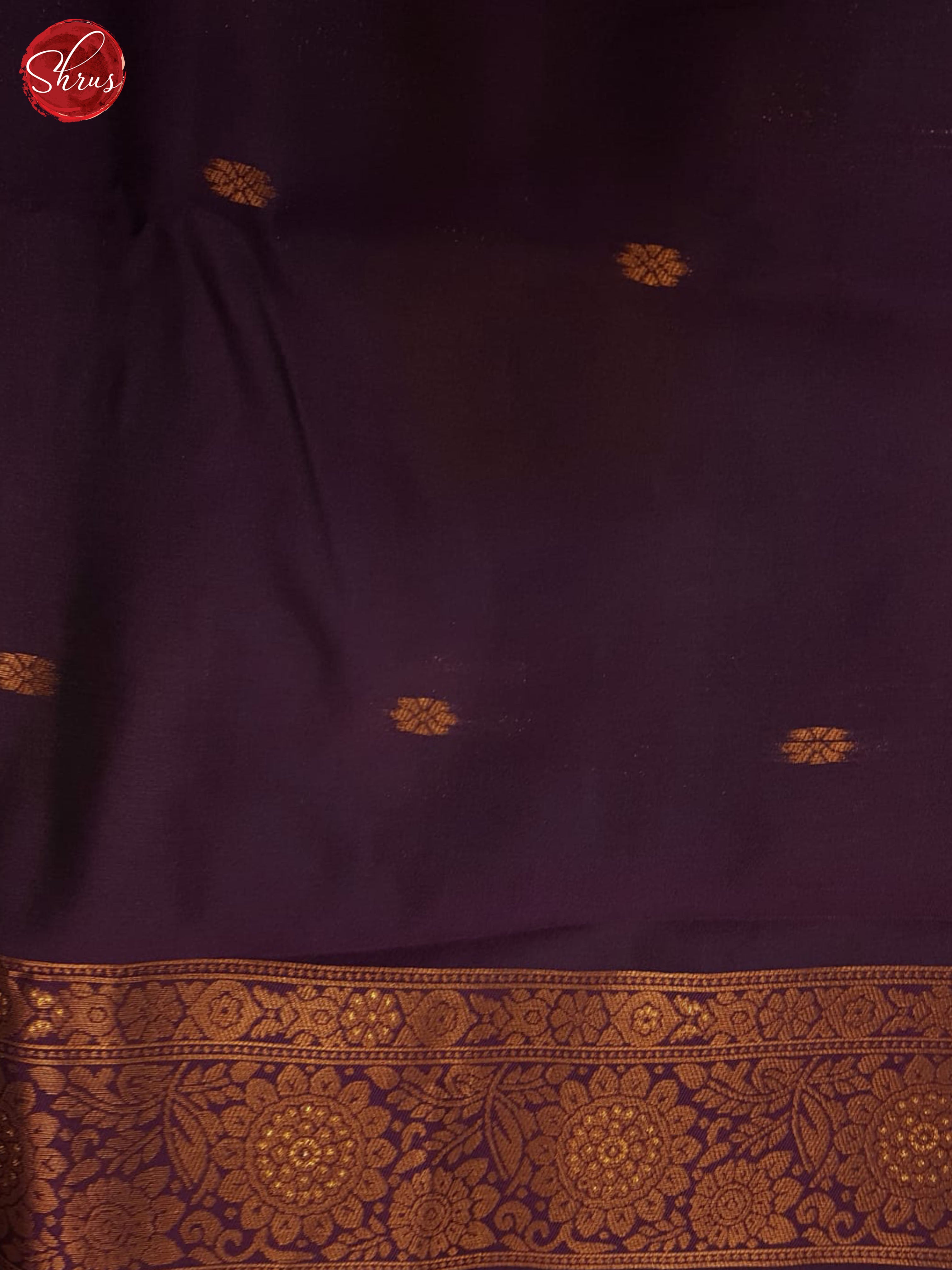 Green And Wine-Semi Kanchipuram Saree - Shop on ShrusEternity.com