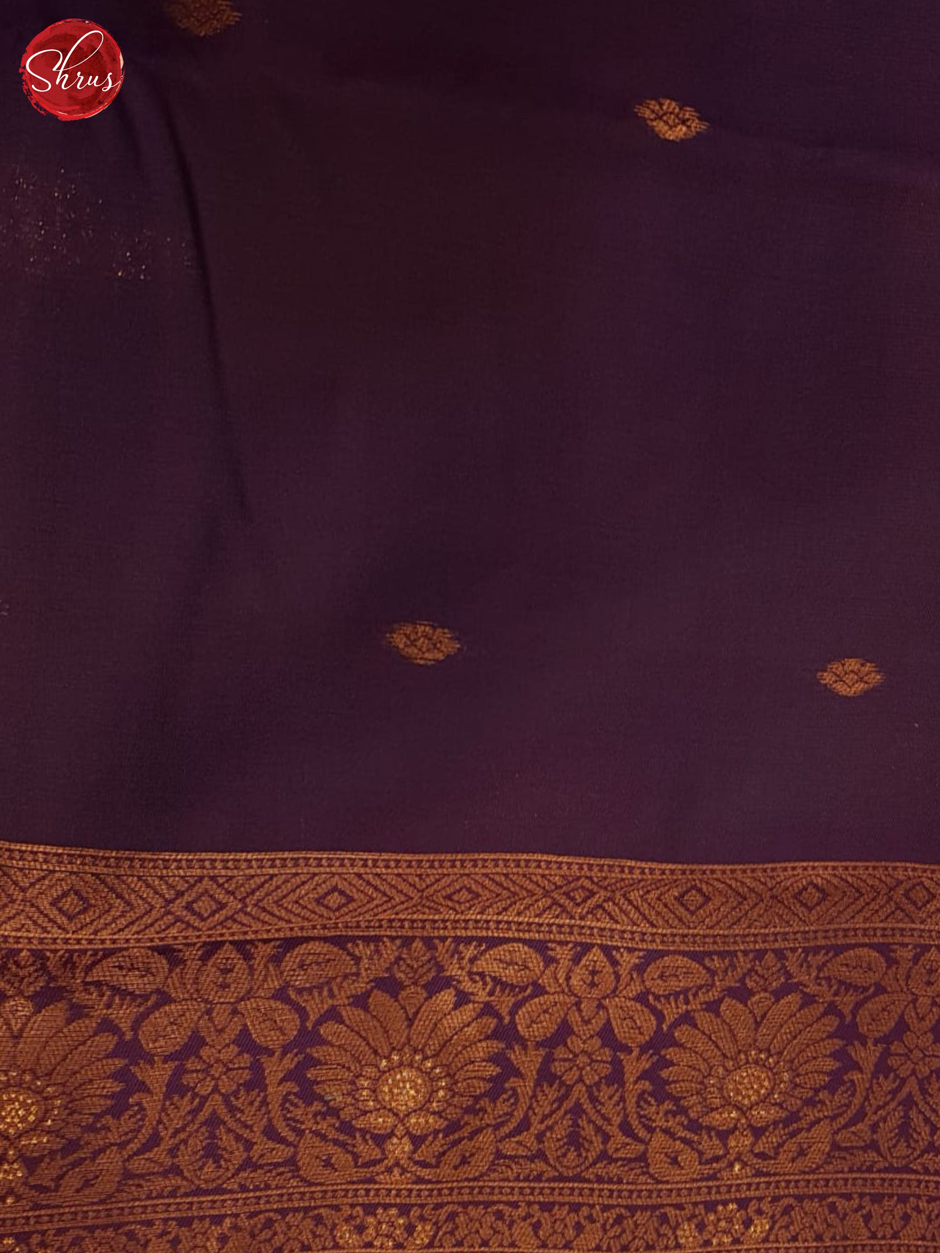 Green And Purple-Semi kanchipuram Saree - Shop on ShrusEternity.com