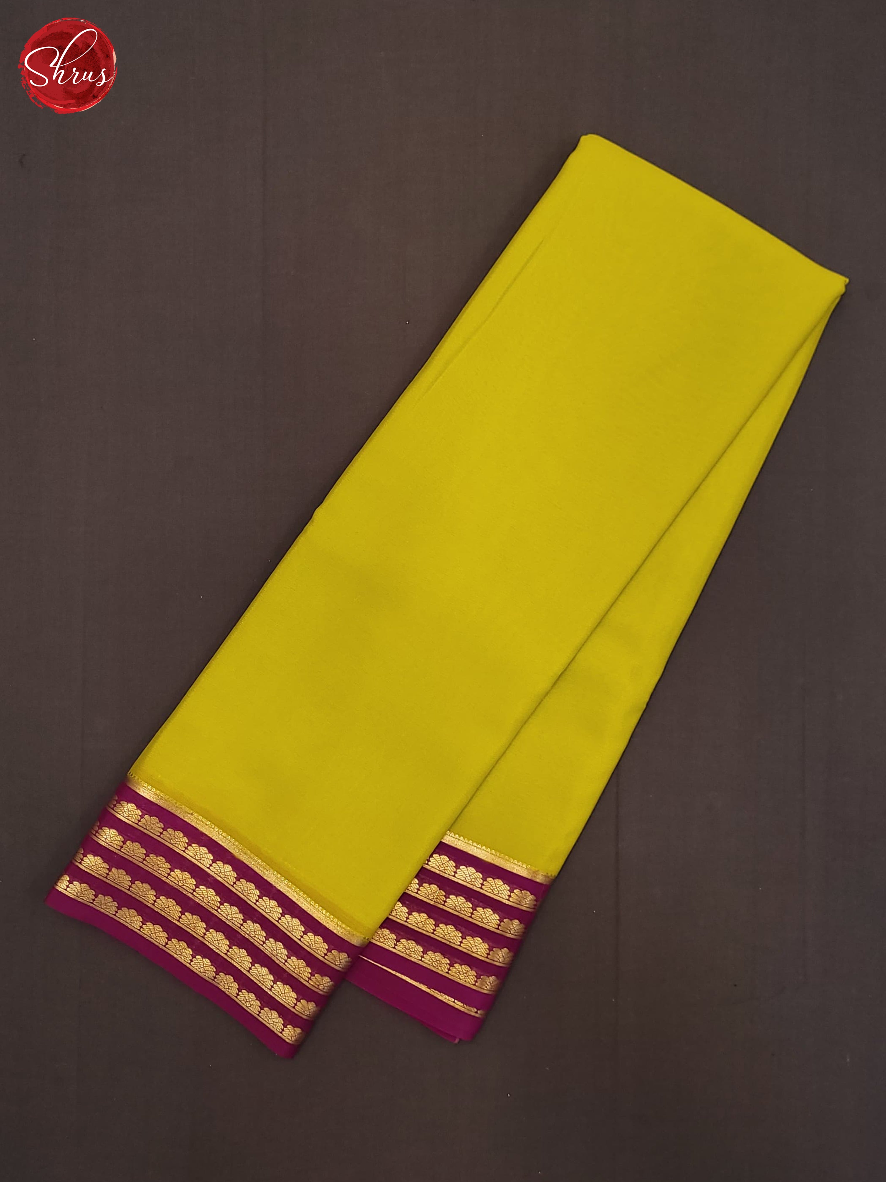 Green & Wine - Mysore Silk Saree - Shop on ShrusEternity.com